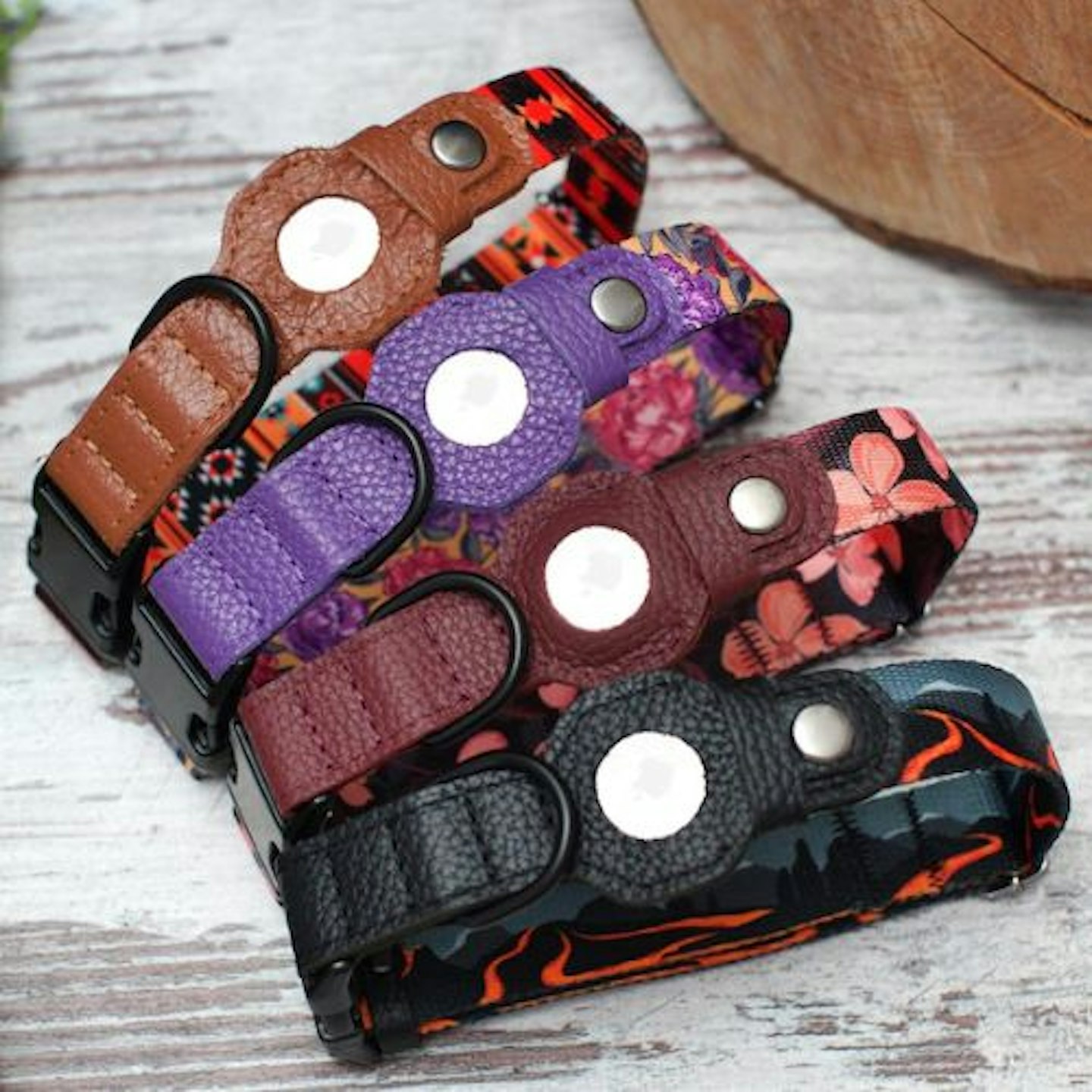 BudkaShop AirTag Dog Collar with Name