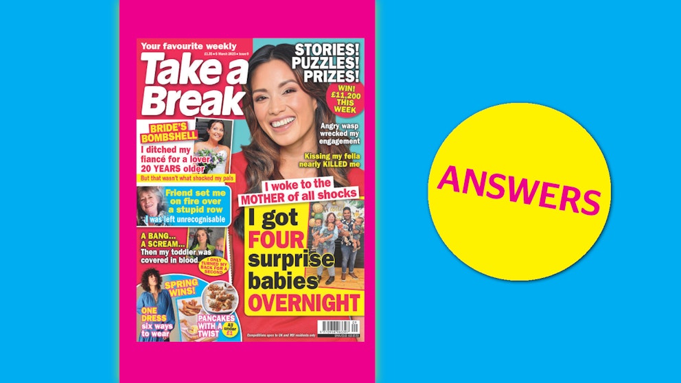 Take A Break Issue 9 Answers