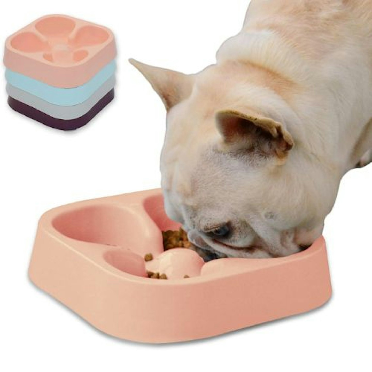 Hifrenchies Slow Feeding Dog Bowl