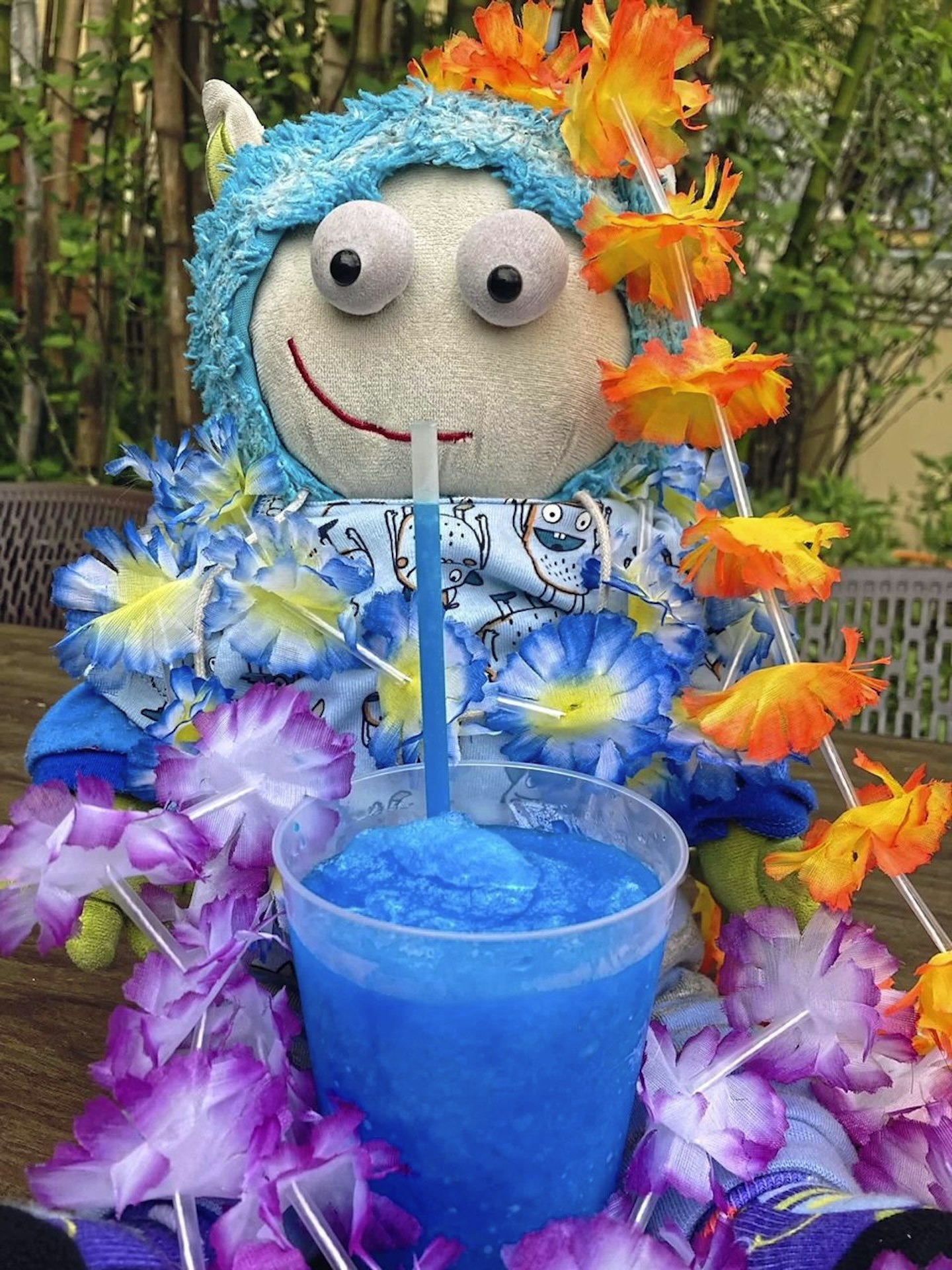 Son's cuddly toy became online sensation