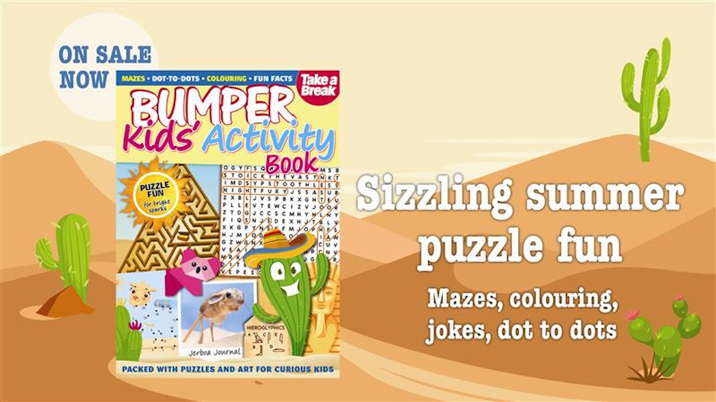 Get the new Bumper Kids' Activity book now