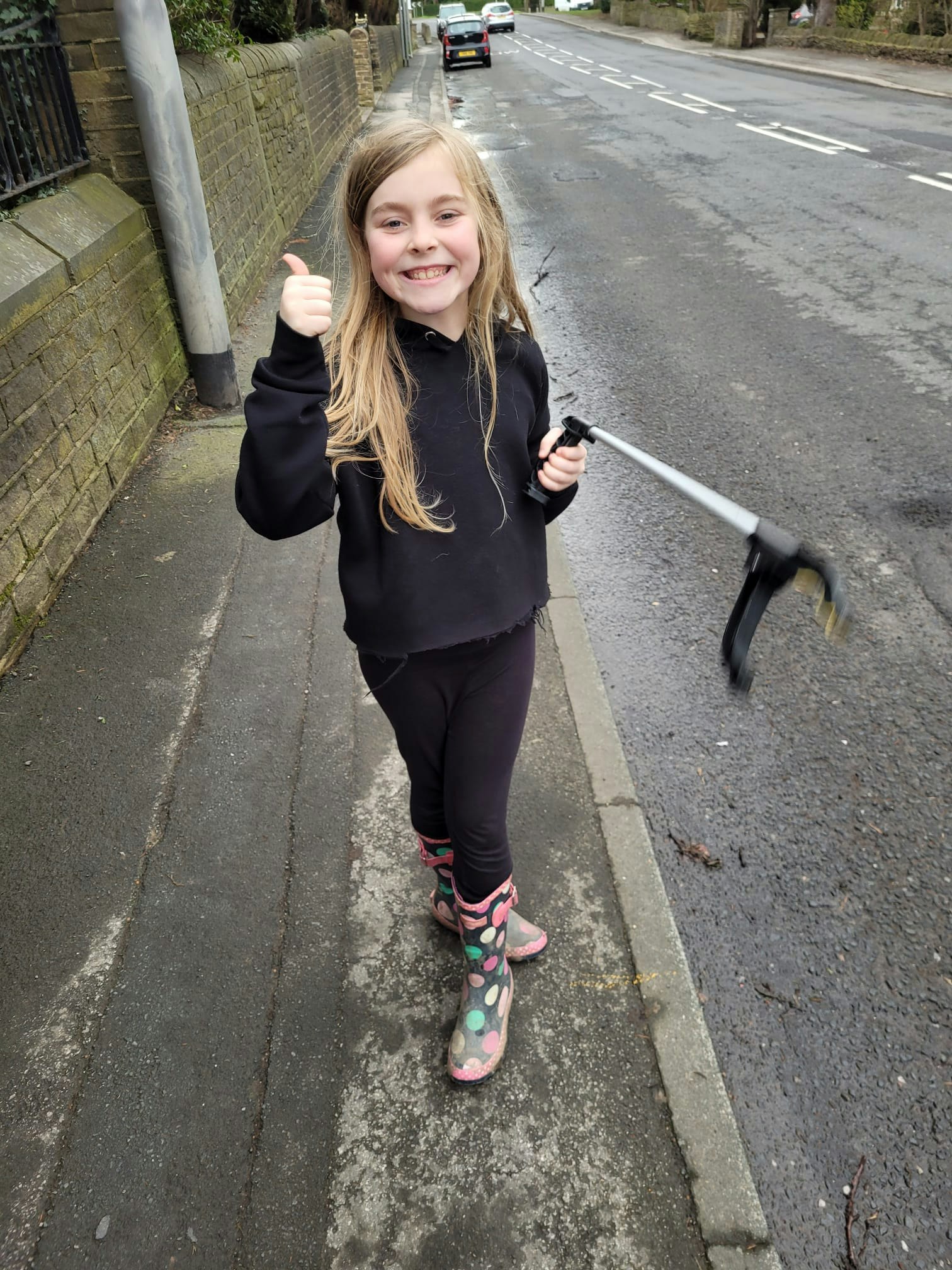 daughter died but legacy is litter picking
