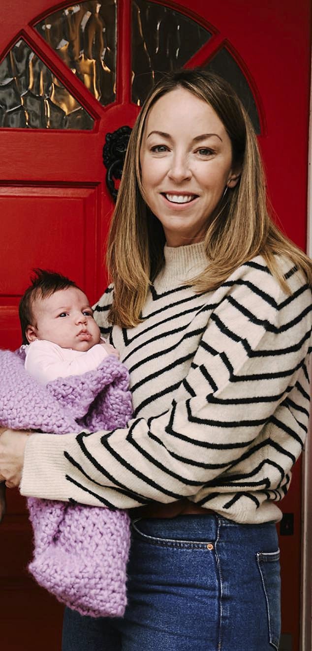 baby on school run