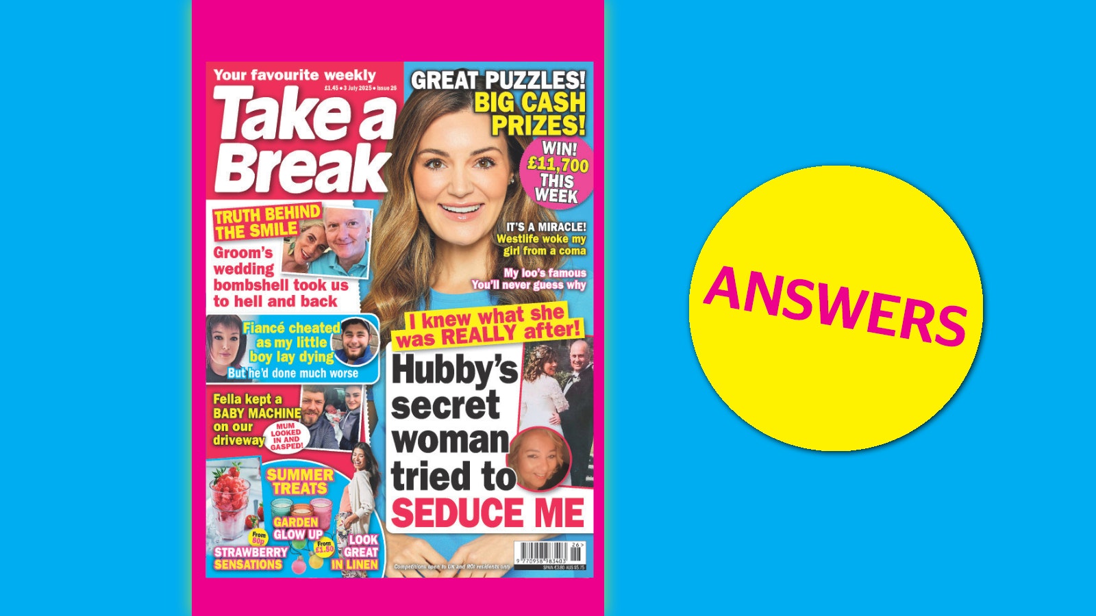 Take a Break Issue 26 Answers | Competitions | Take a Break