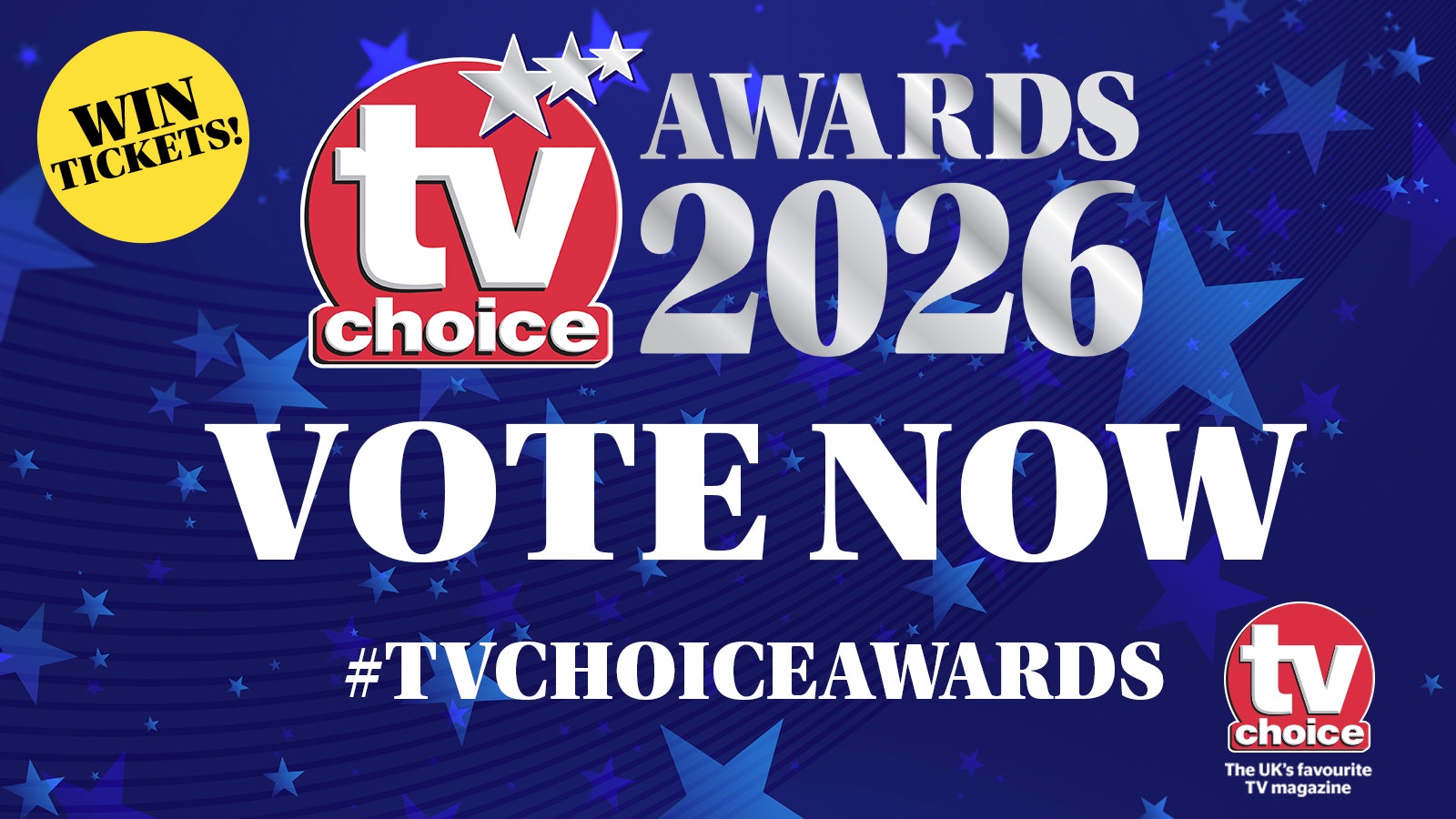 vote now in the TV Choice Awards