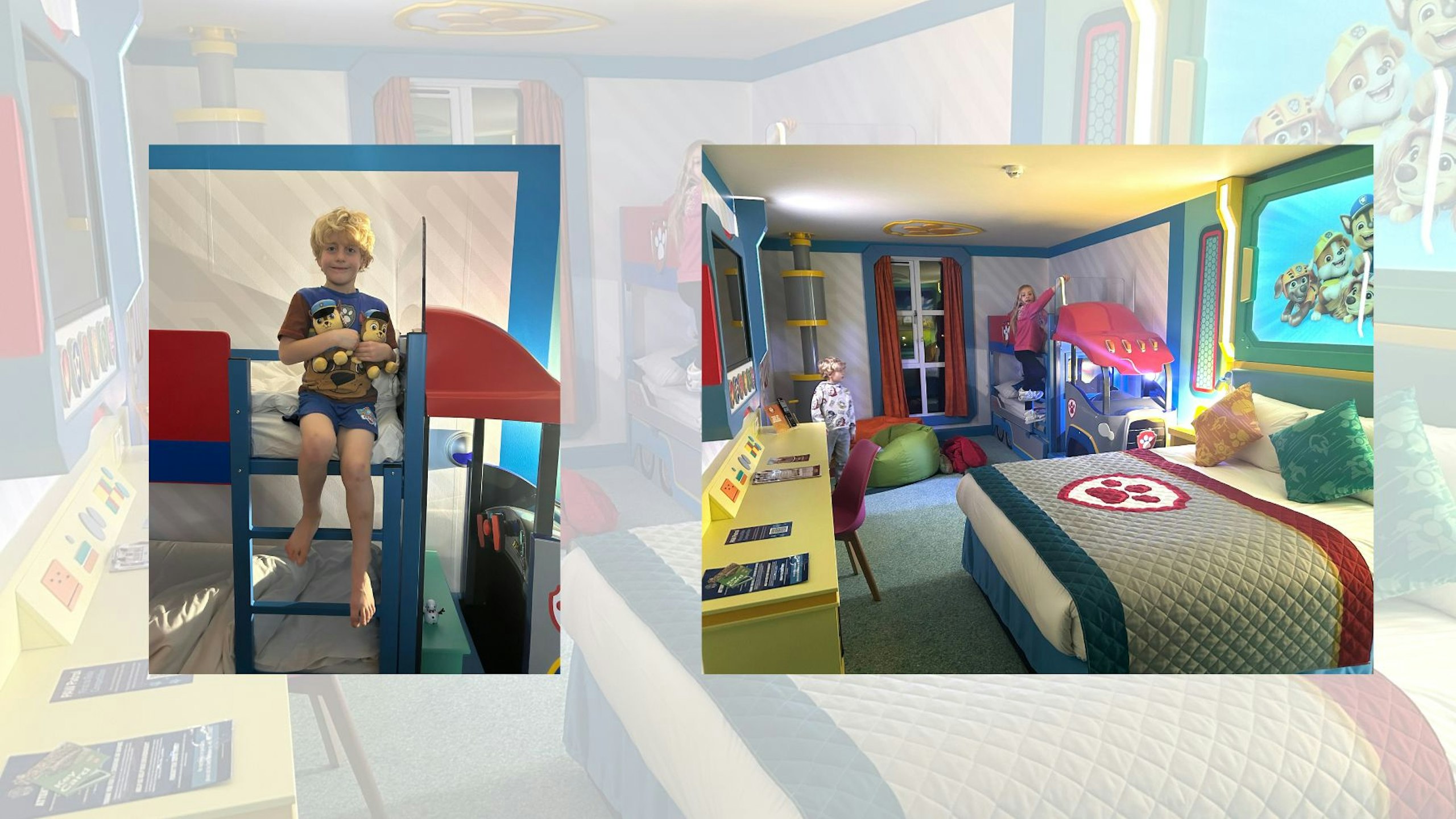 Paw patrol hotel stay