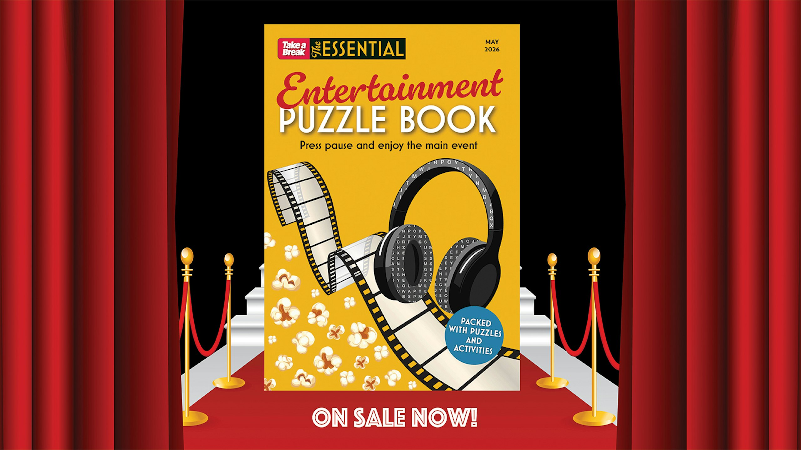 Buy the entertainment puzzle book today!