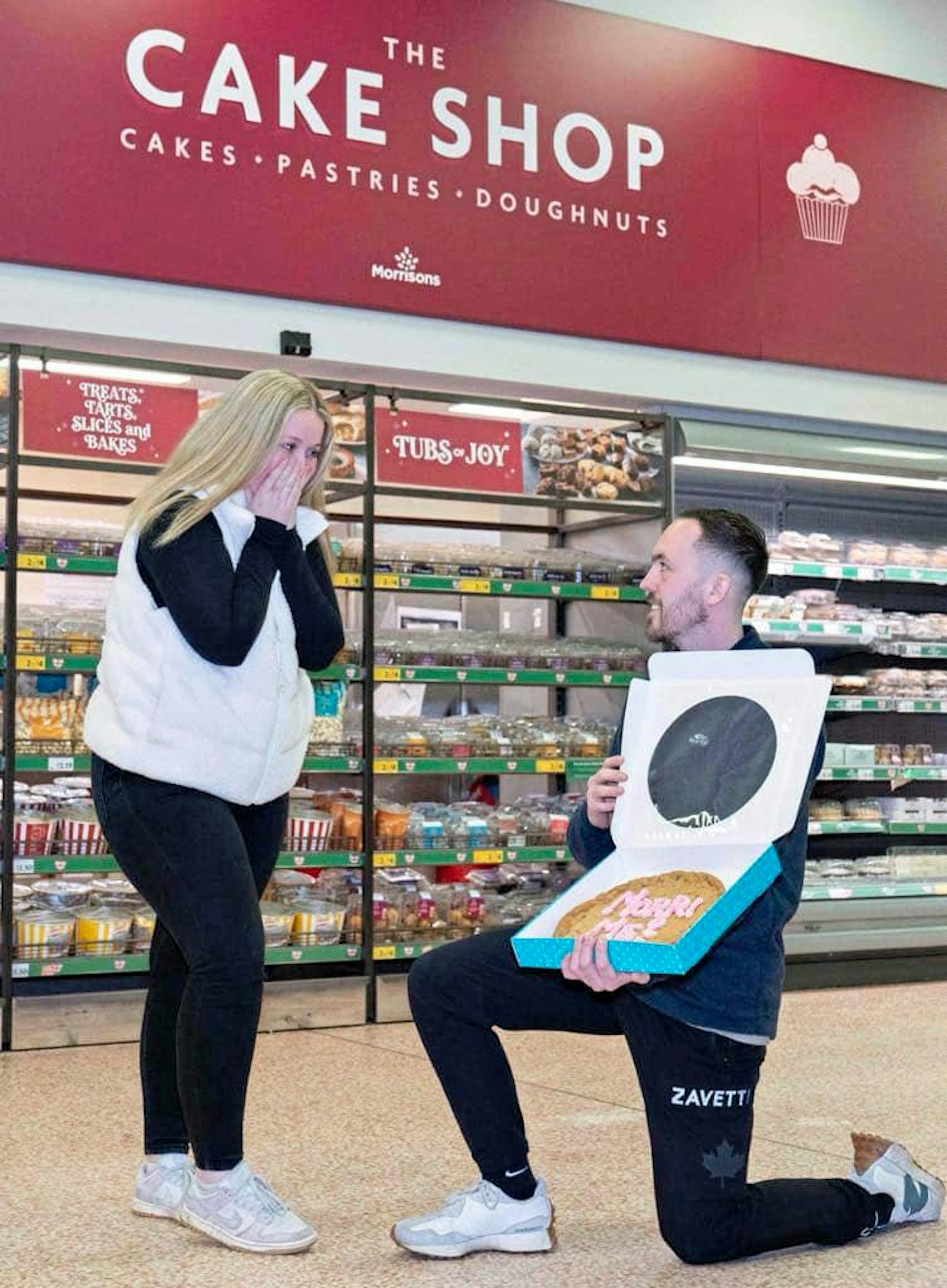 Morrisons wedding proposal