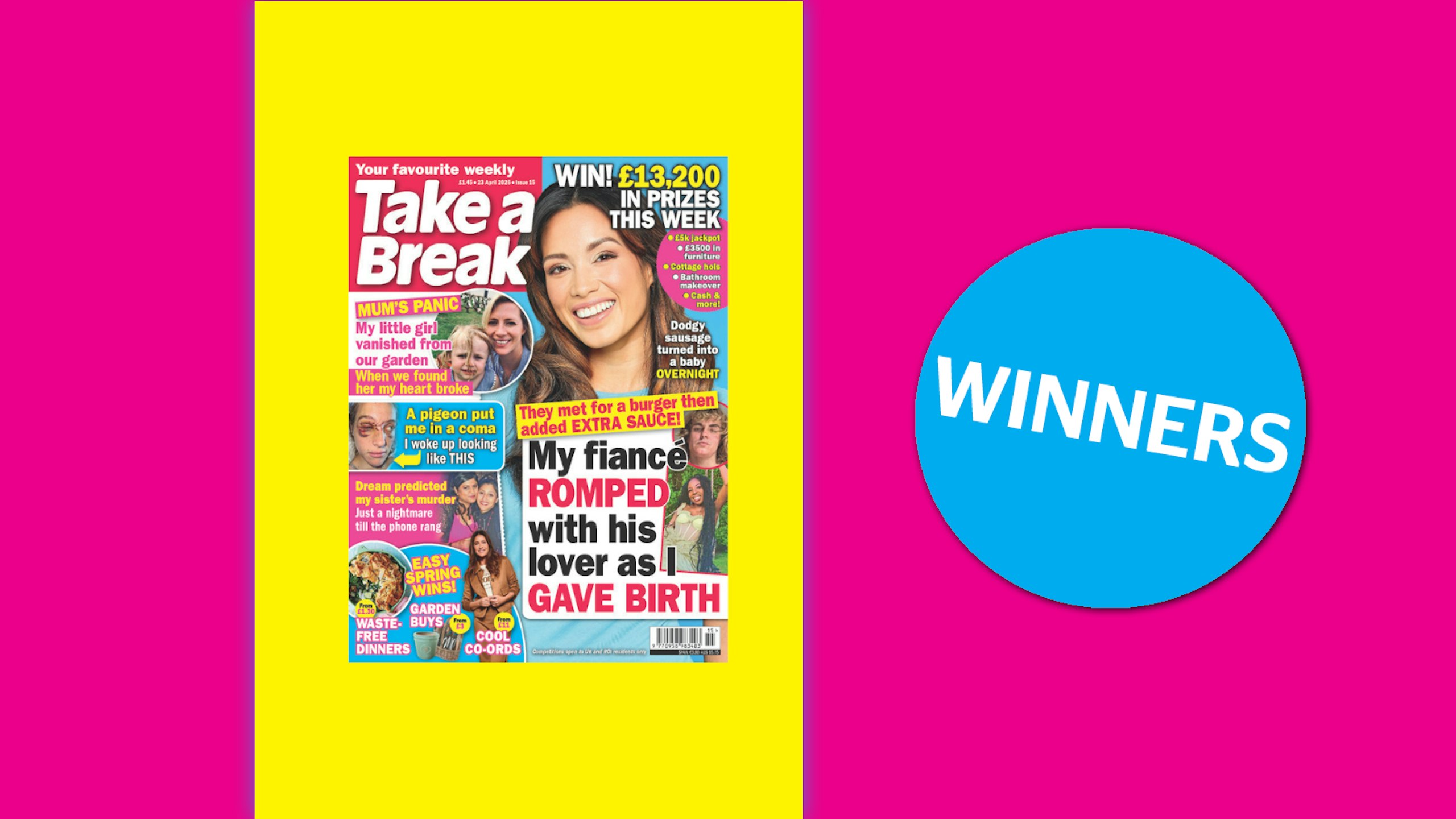 Take a Break Issue 15 Winners
