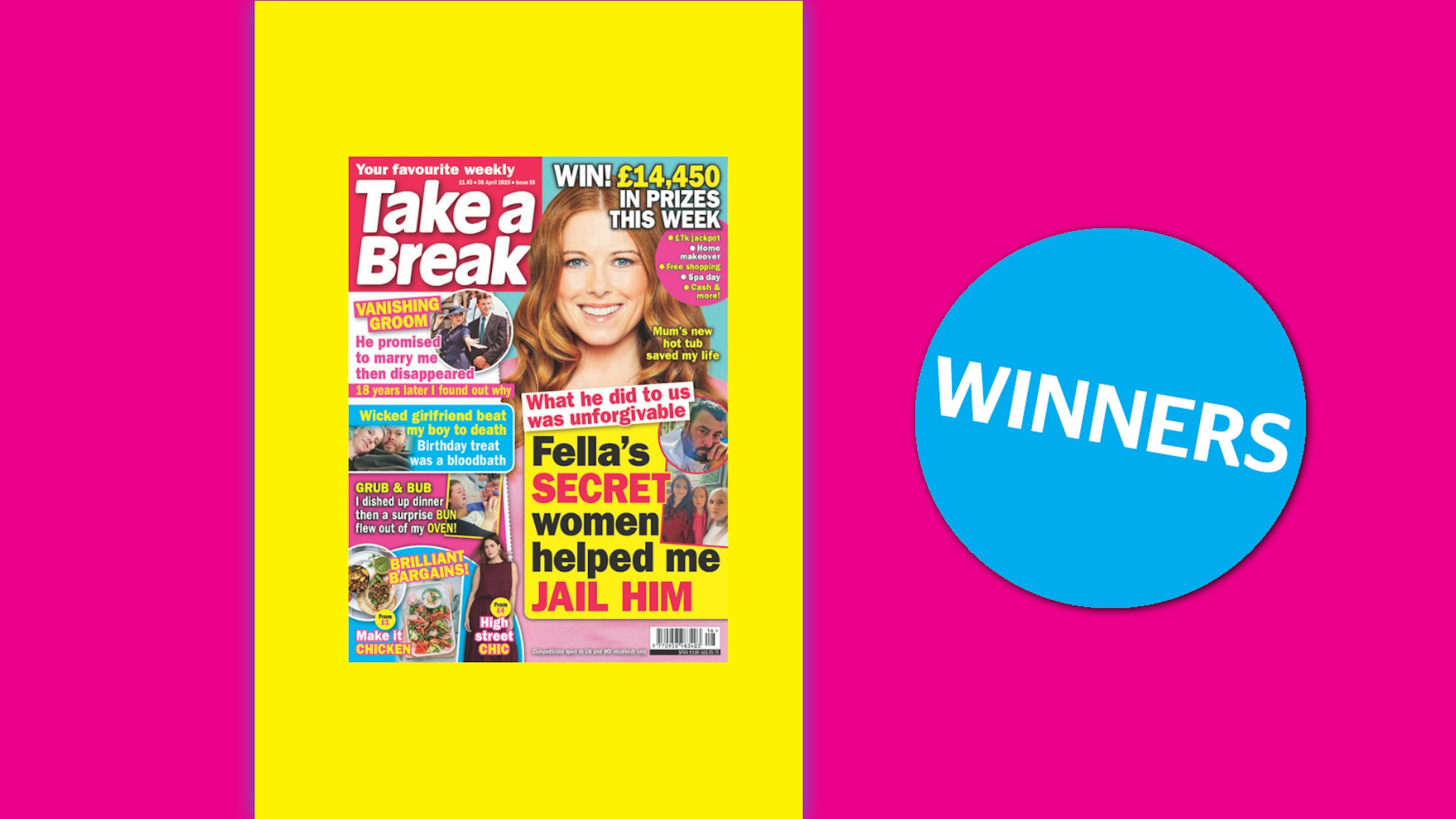 Take a Break Issue 16 Winners