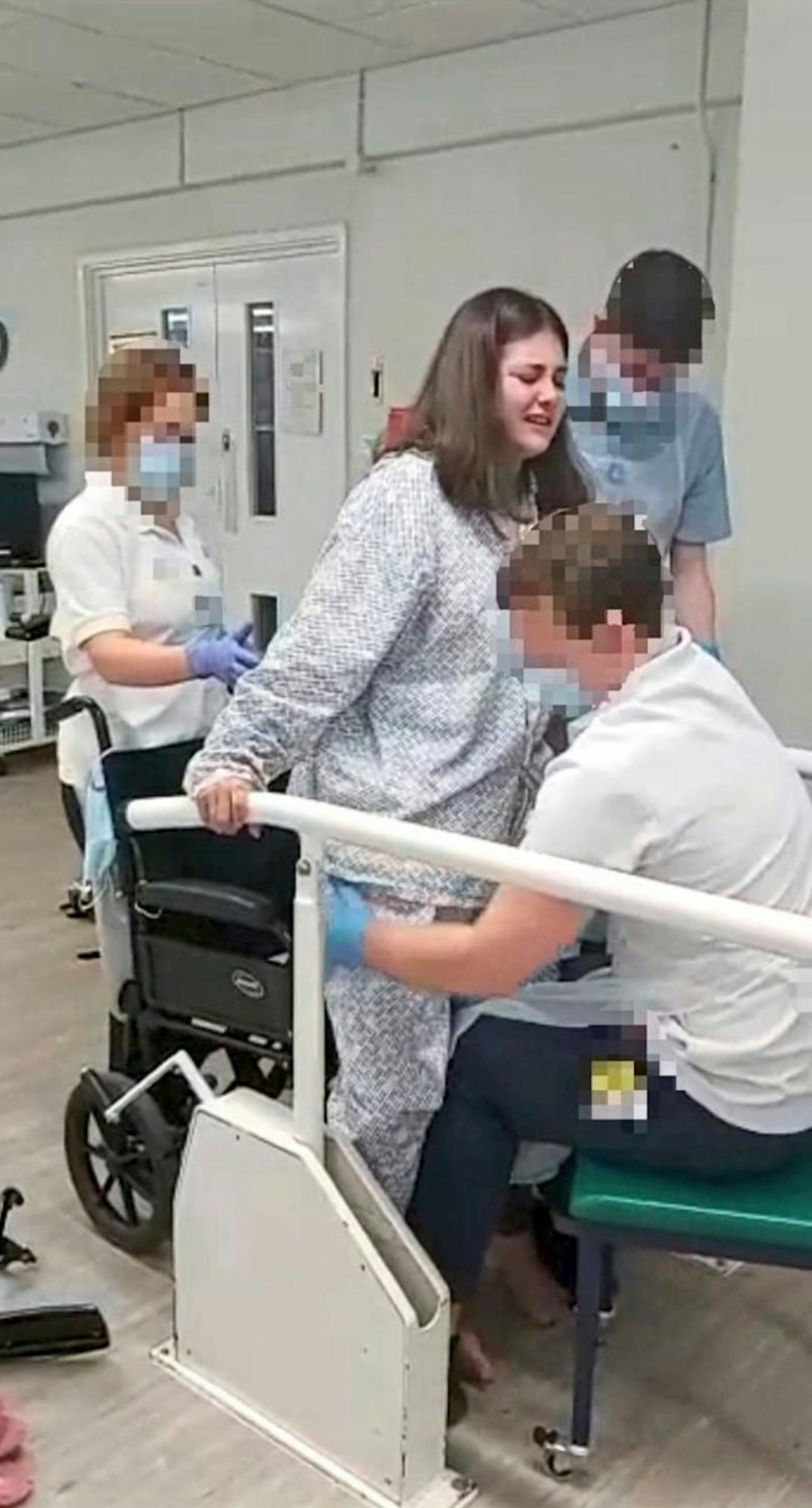 paralysed on dog walk