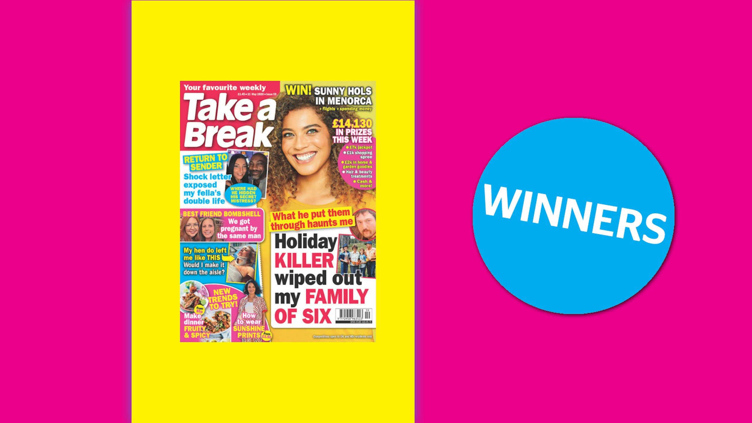 Take a Break Issue 19 Winners