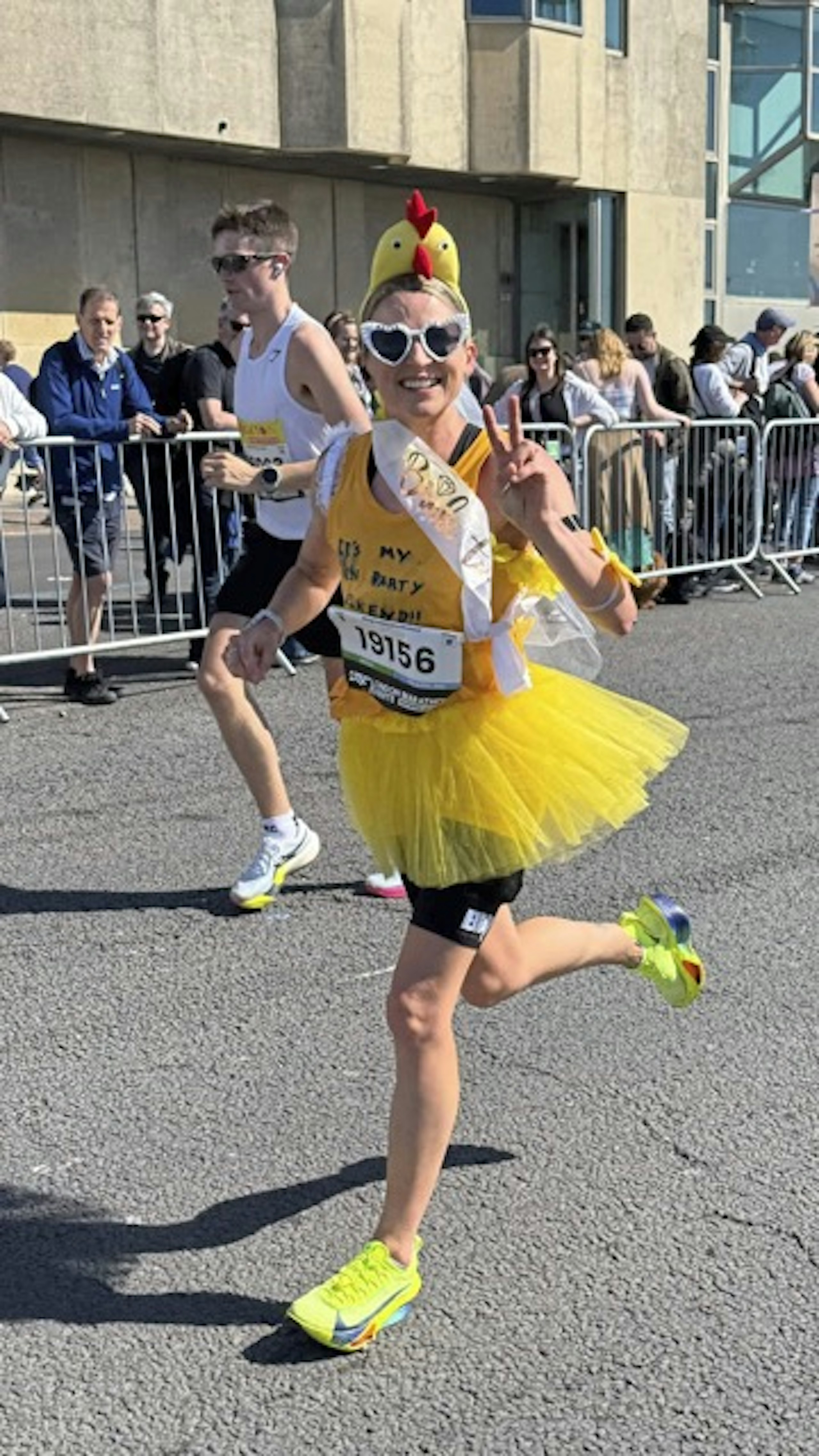 Ran Hen do marathon hungover