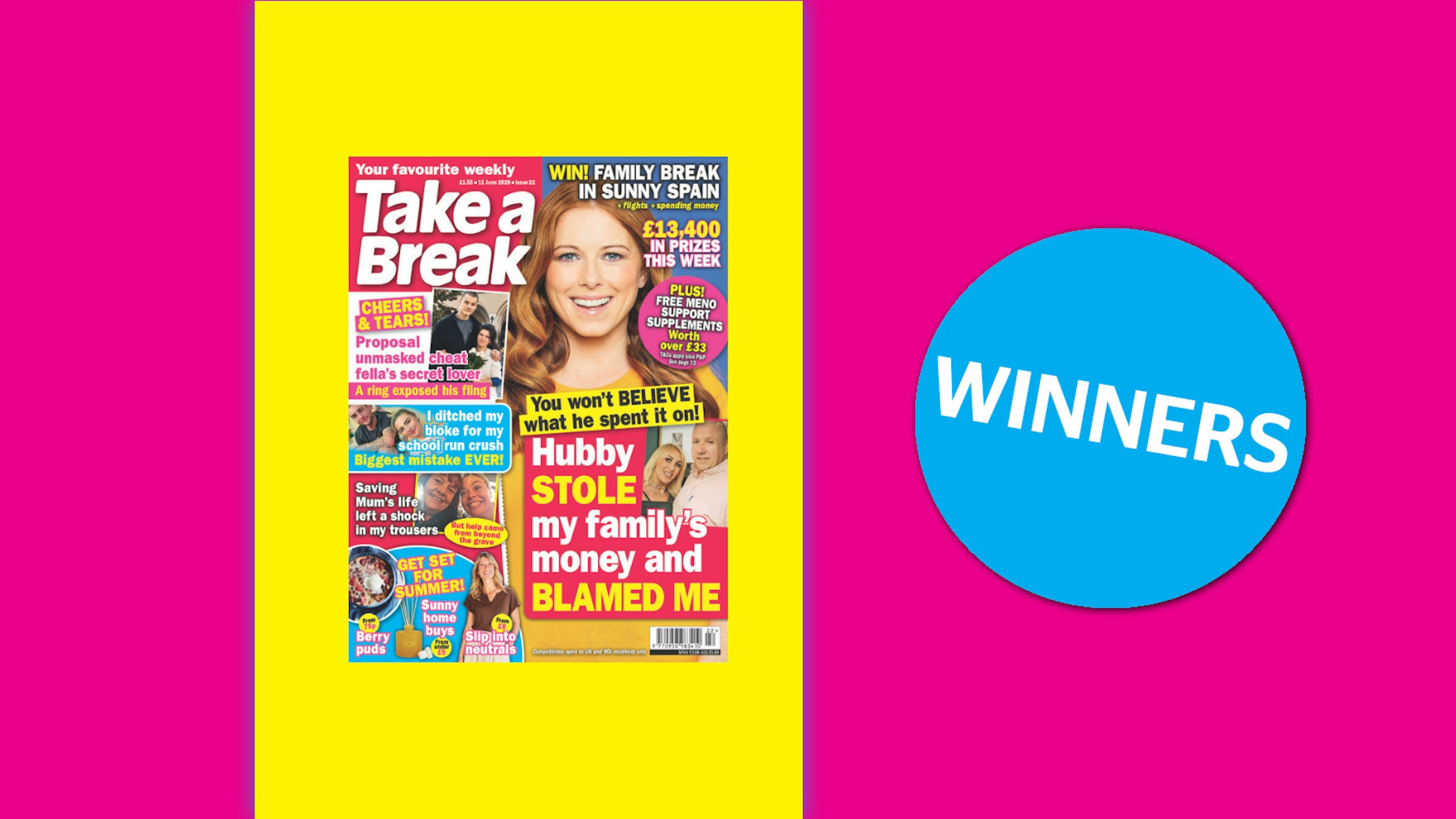 Take a Break Issue 22 Winners