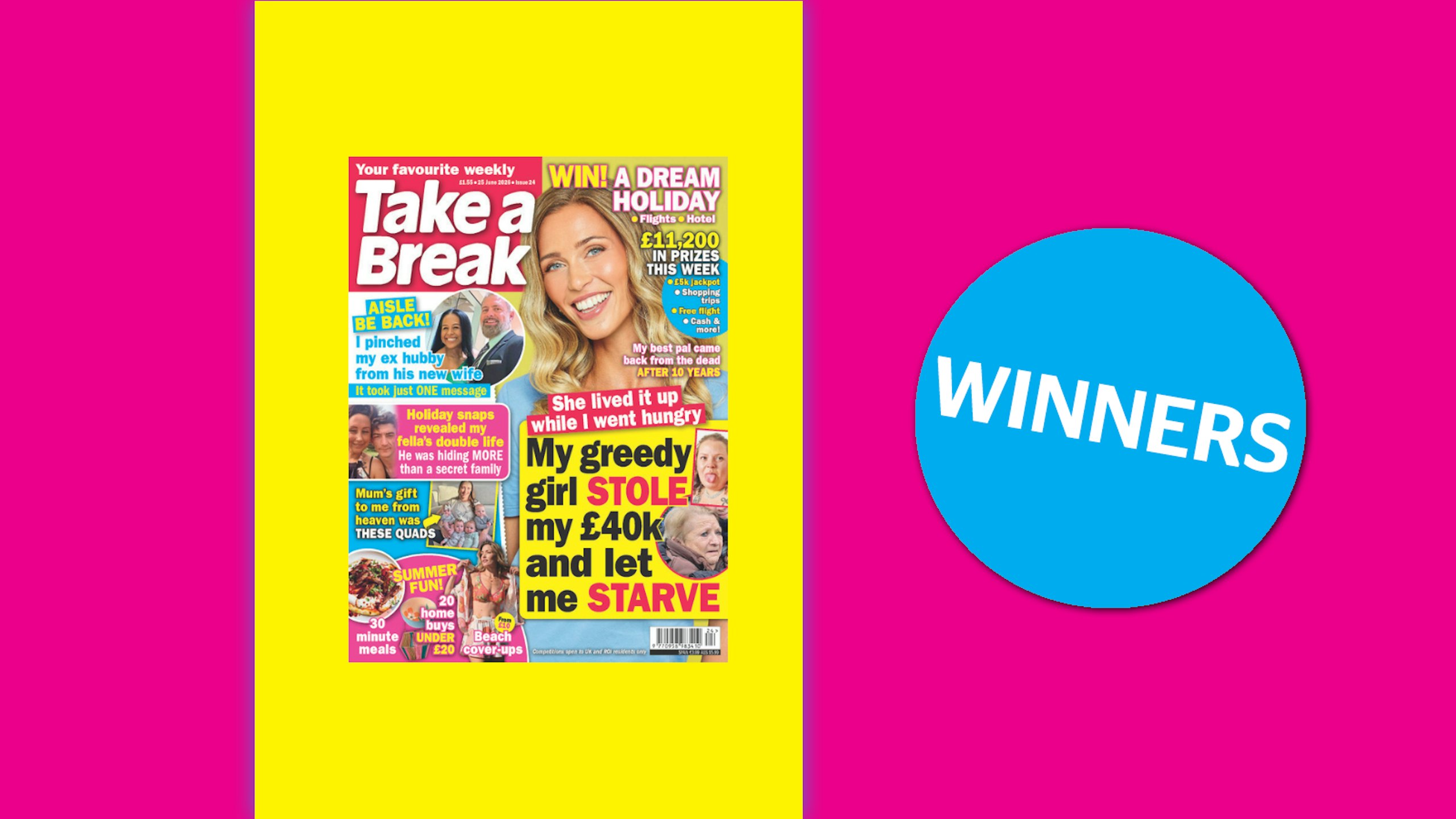 Take a Break Issue 24 Winners
