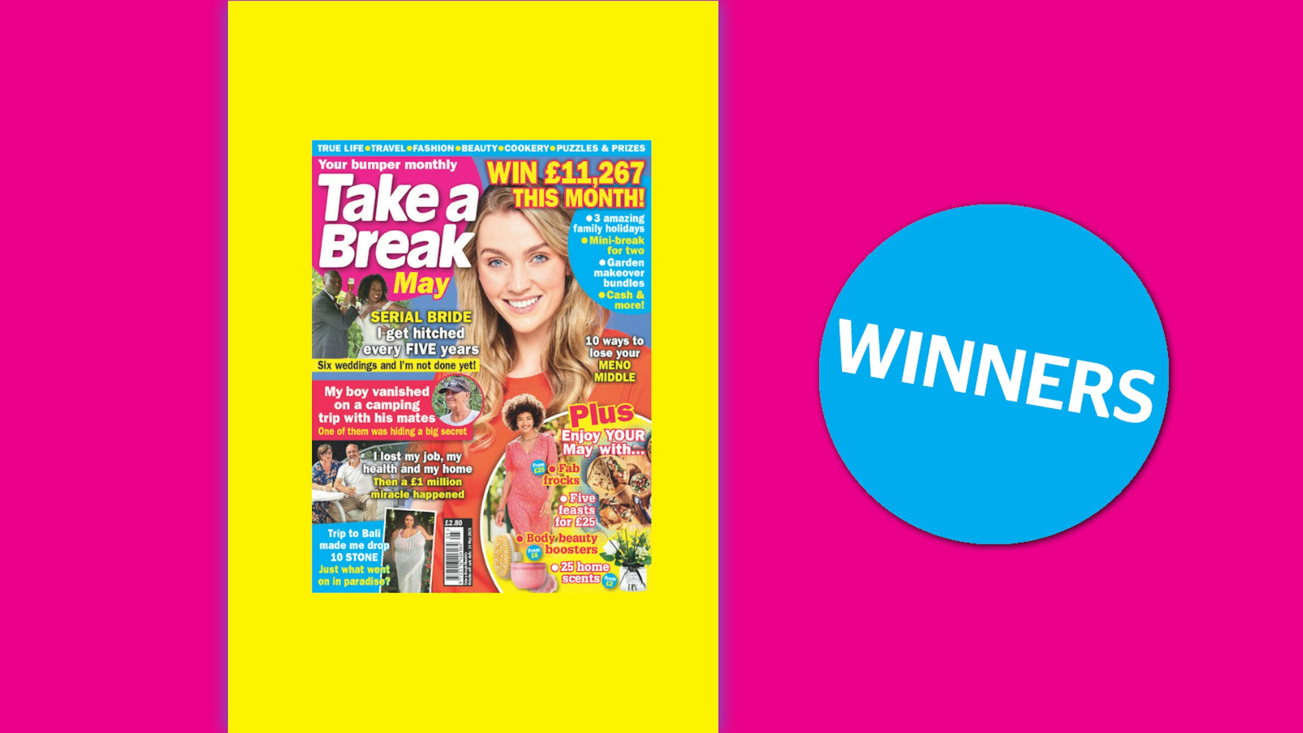 Take a Break May Winners