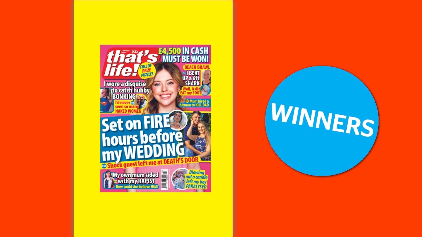 that's life! Issue 9 Winners