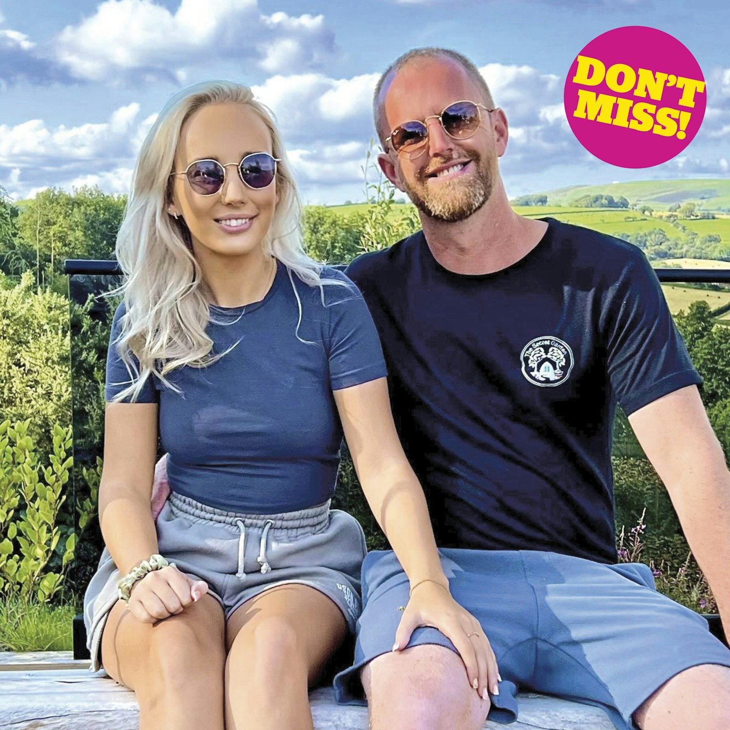Chelsea with her partner Derry