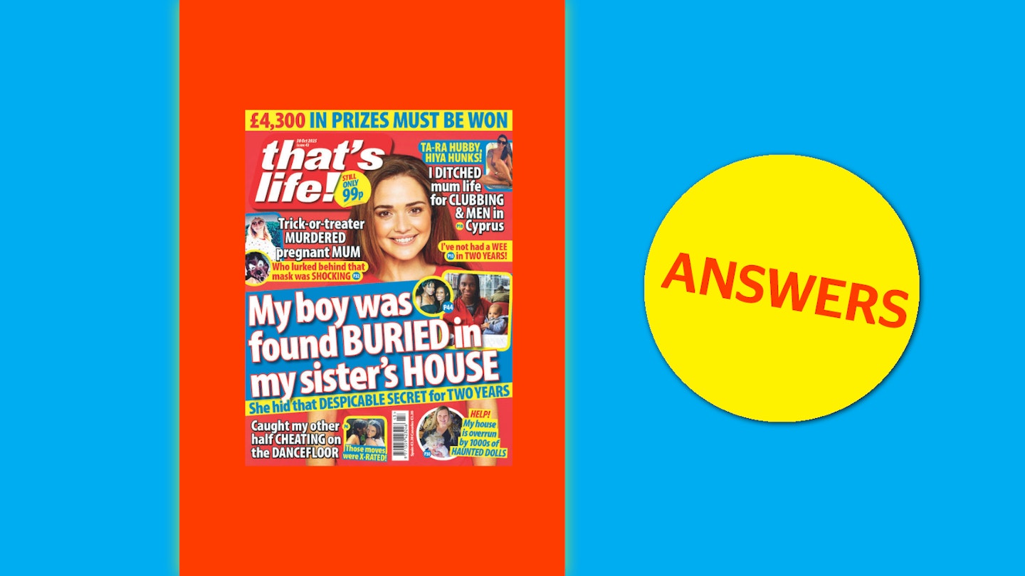 Thats Life Issue 43 Entry Coupon