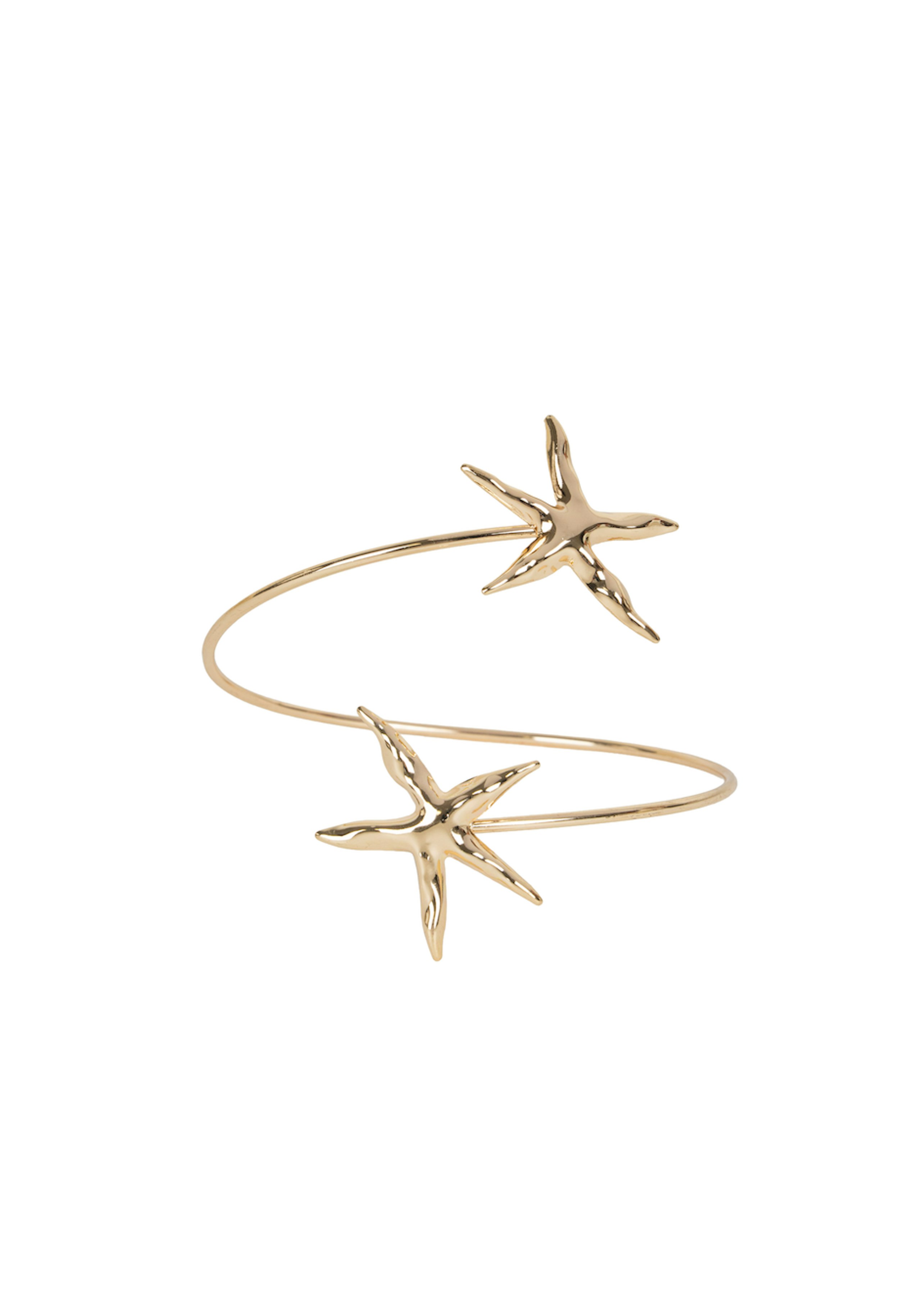 Gold Starfish Bangle