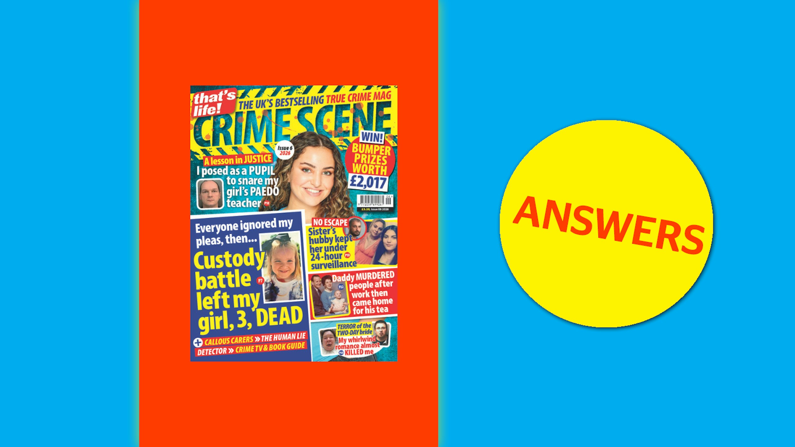 that's life! Crime Scene June Answers