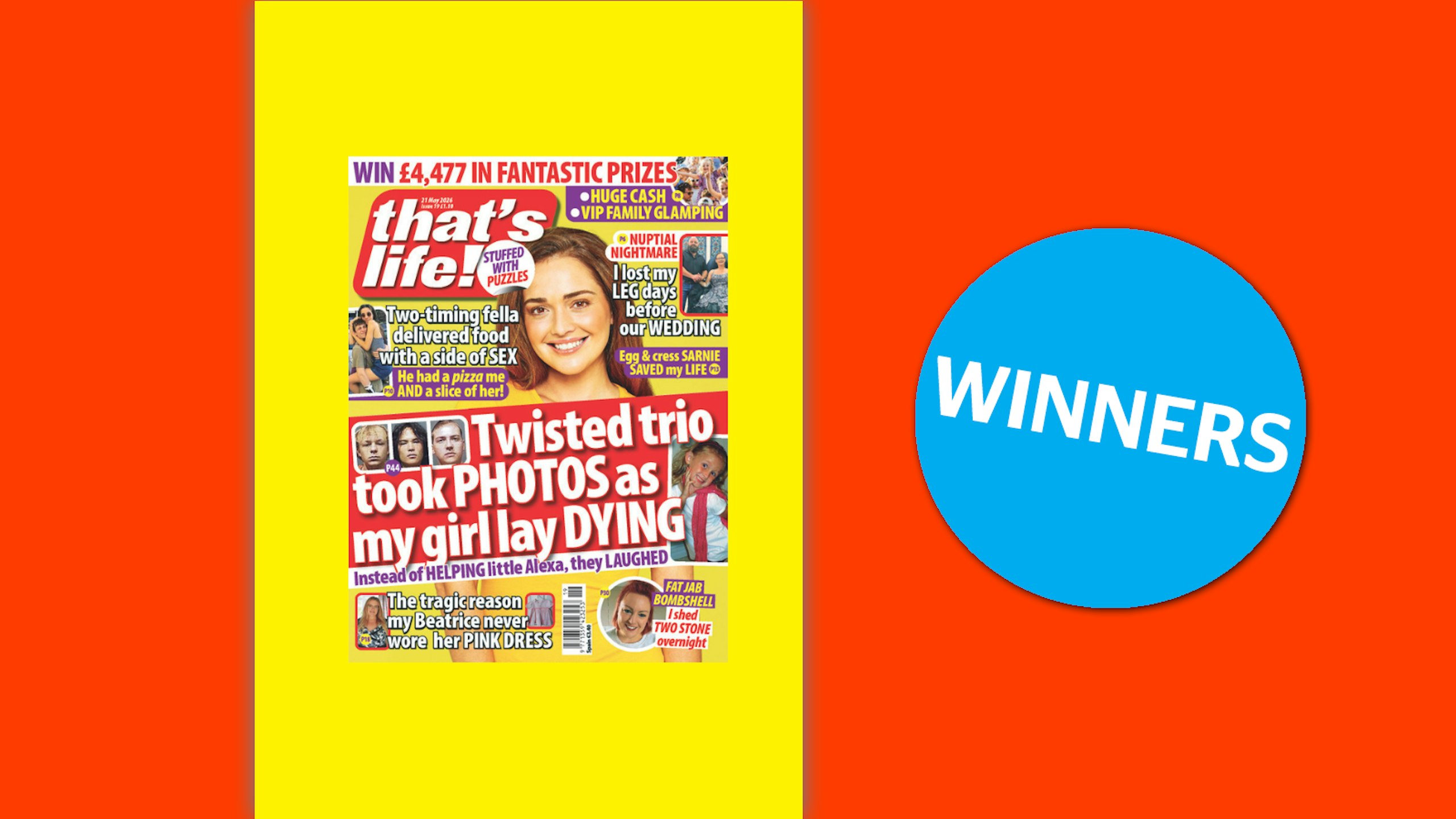 that's life! Issue 19 Winners