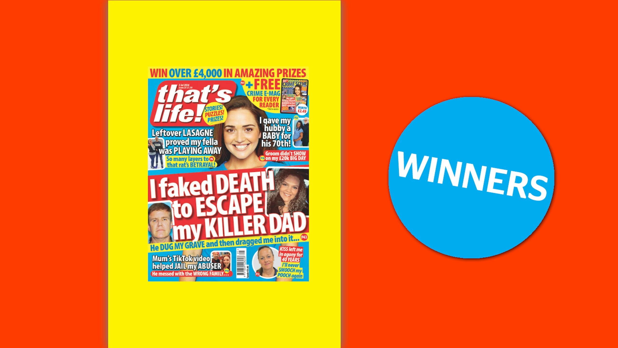 that's life! Issue 25 Winners