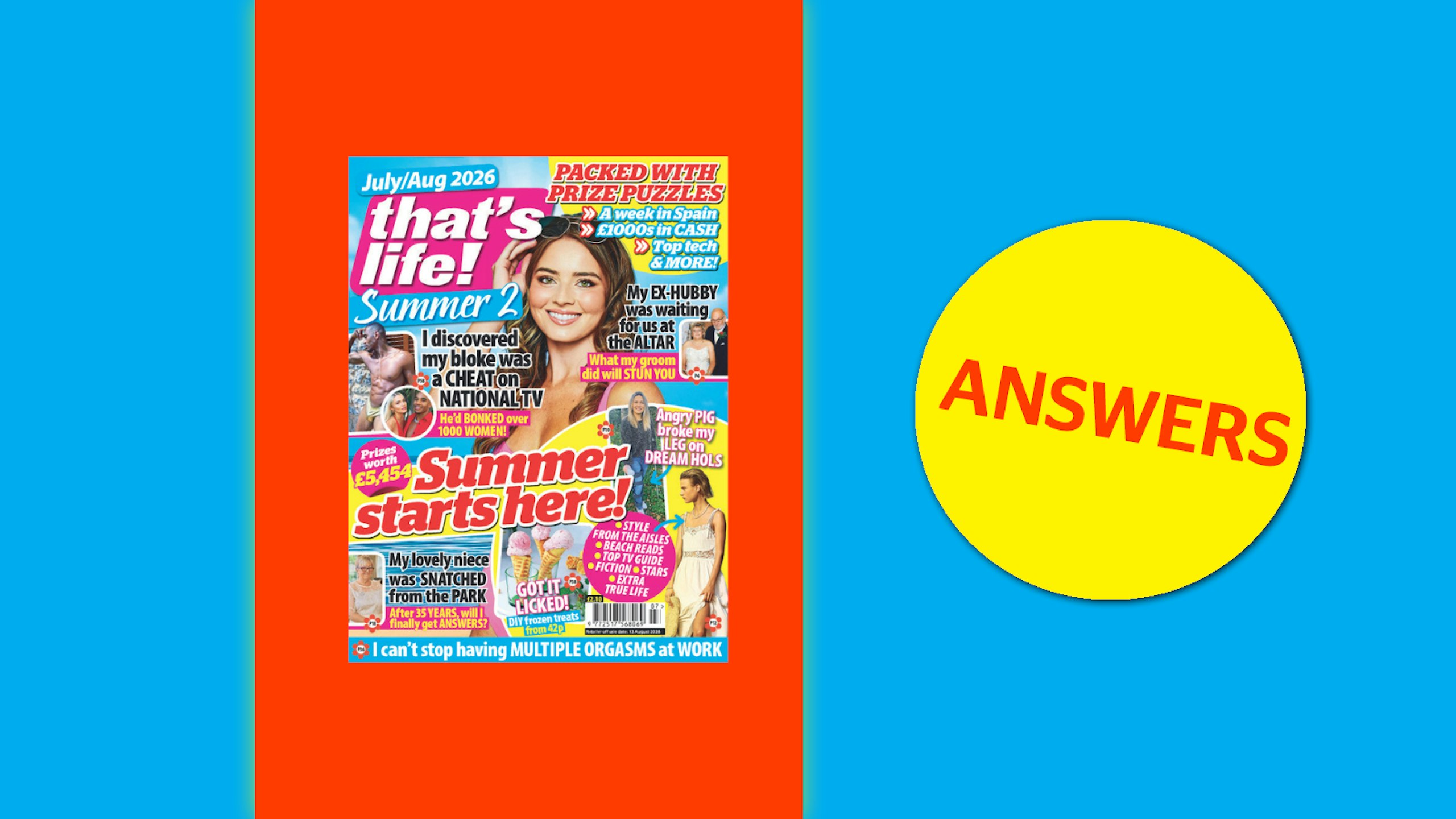 that's life! Summer 2 (July/August) Answers