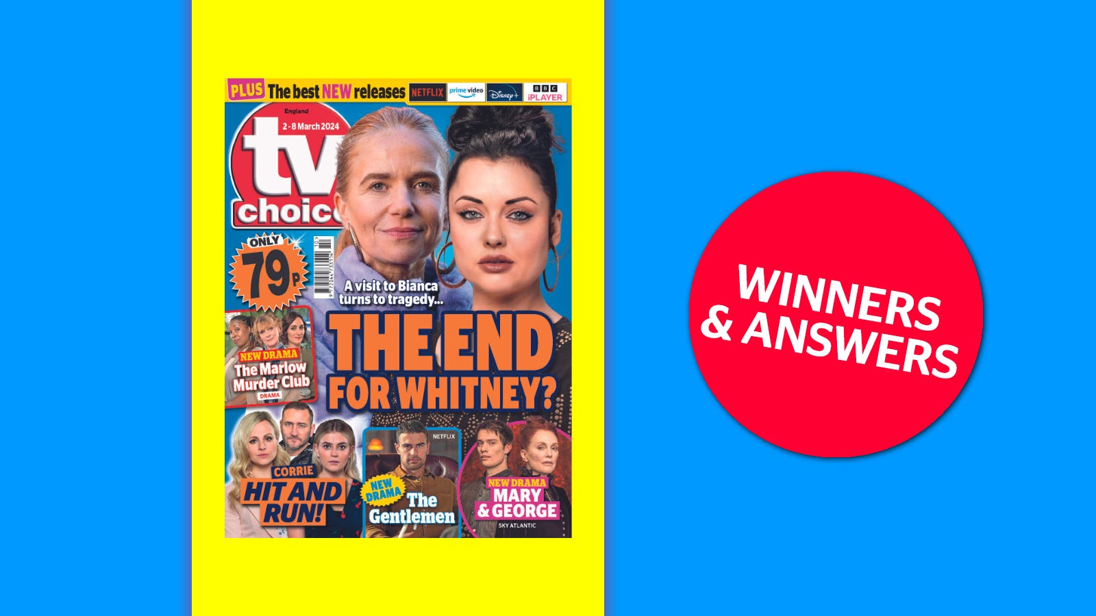 Issue 10 Answers & Winners Competitions TV Choice Magazine