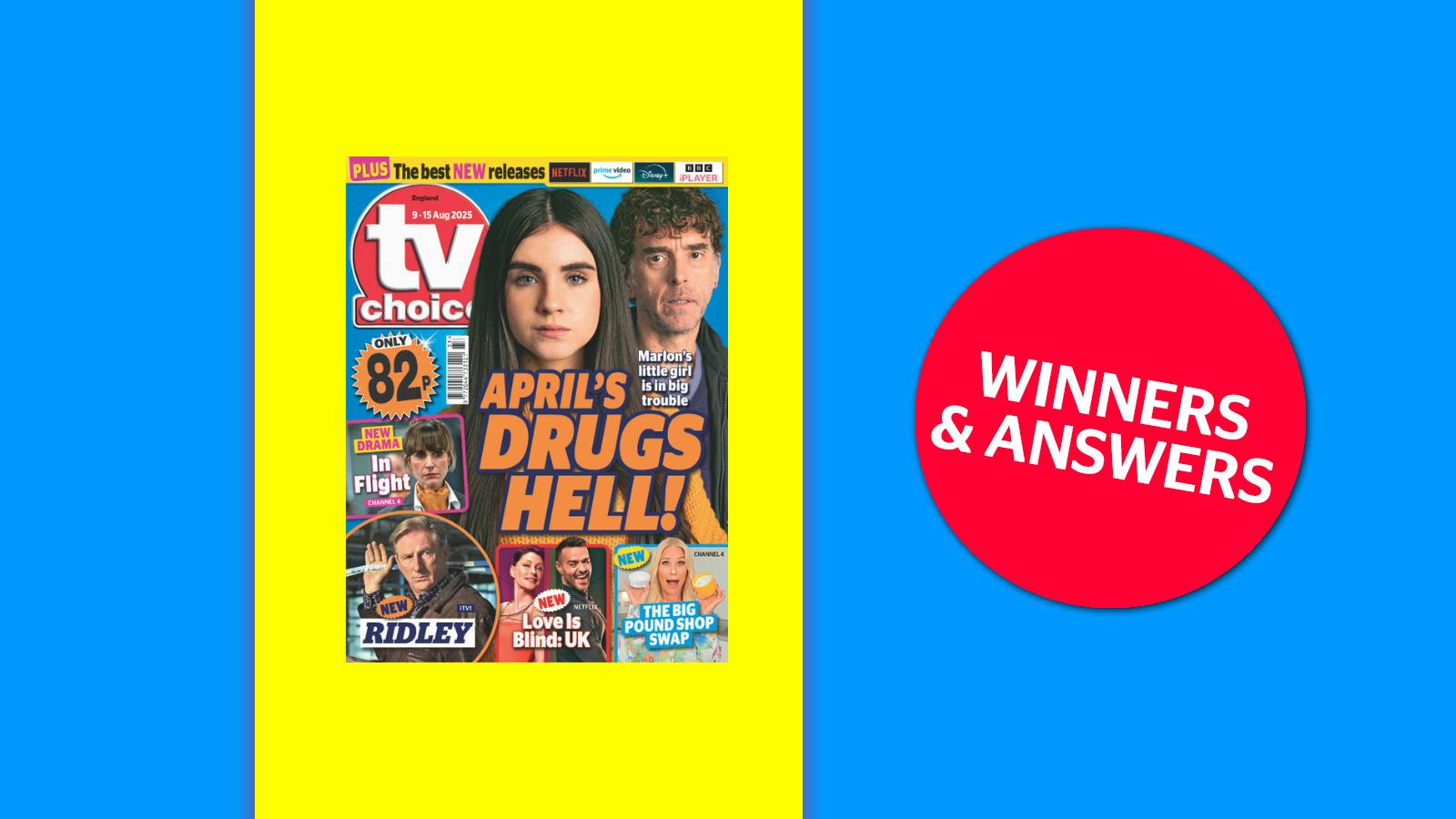 Issue 33 Answers and Winners | Competitions | TV Choice Magazine