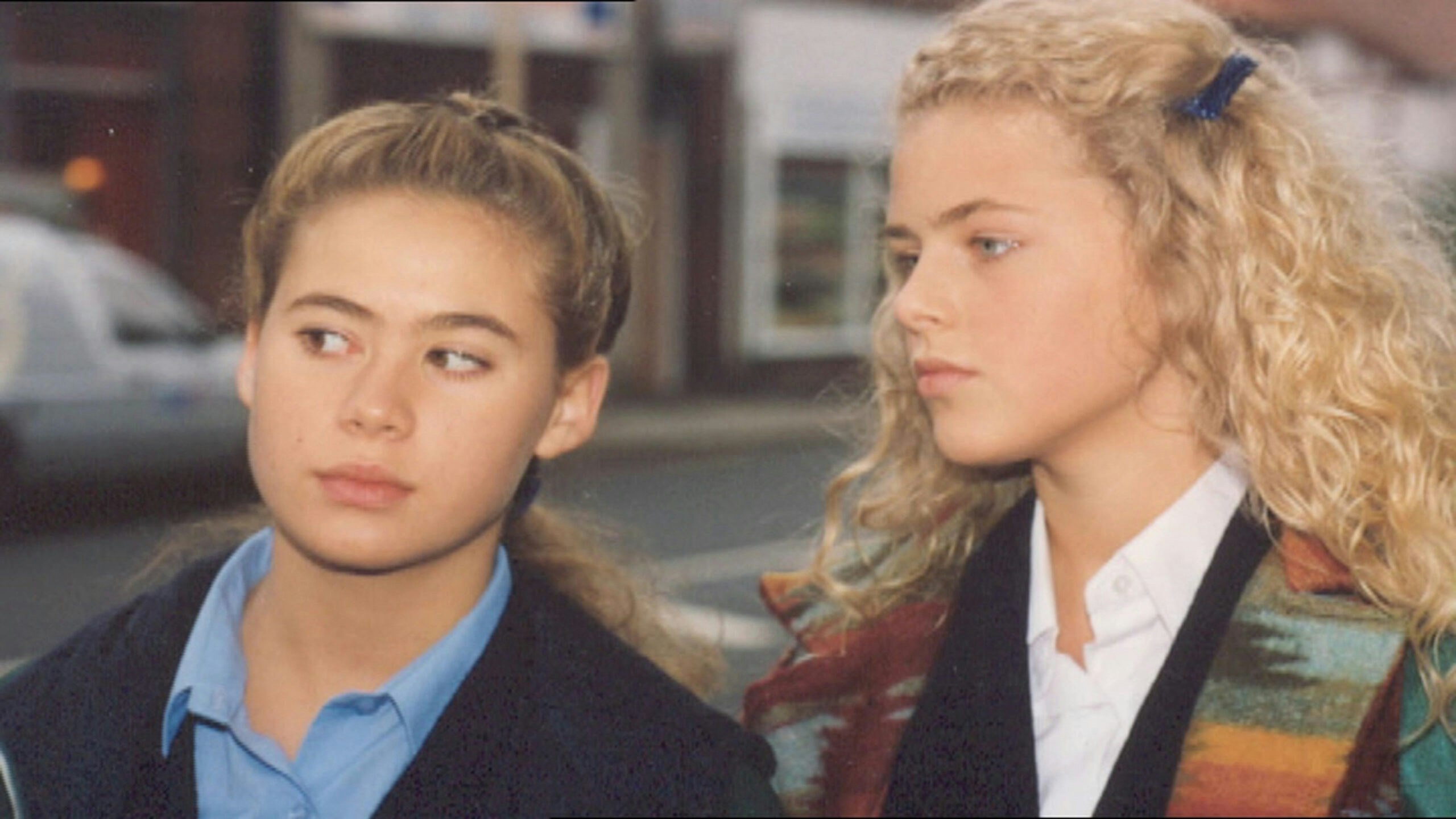 Donna Air (right) as Charlie Charlton on Byker Grove