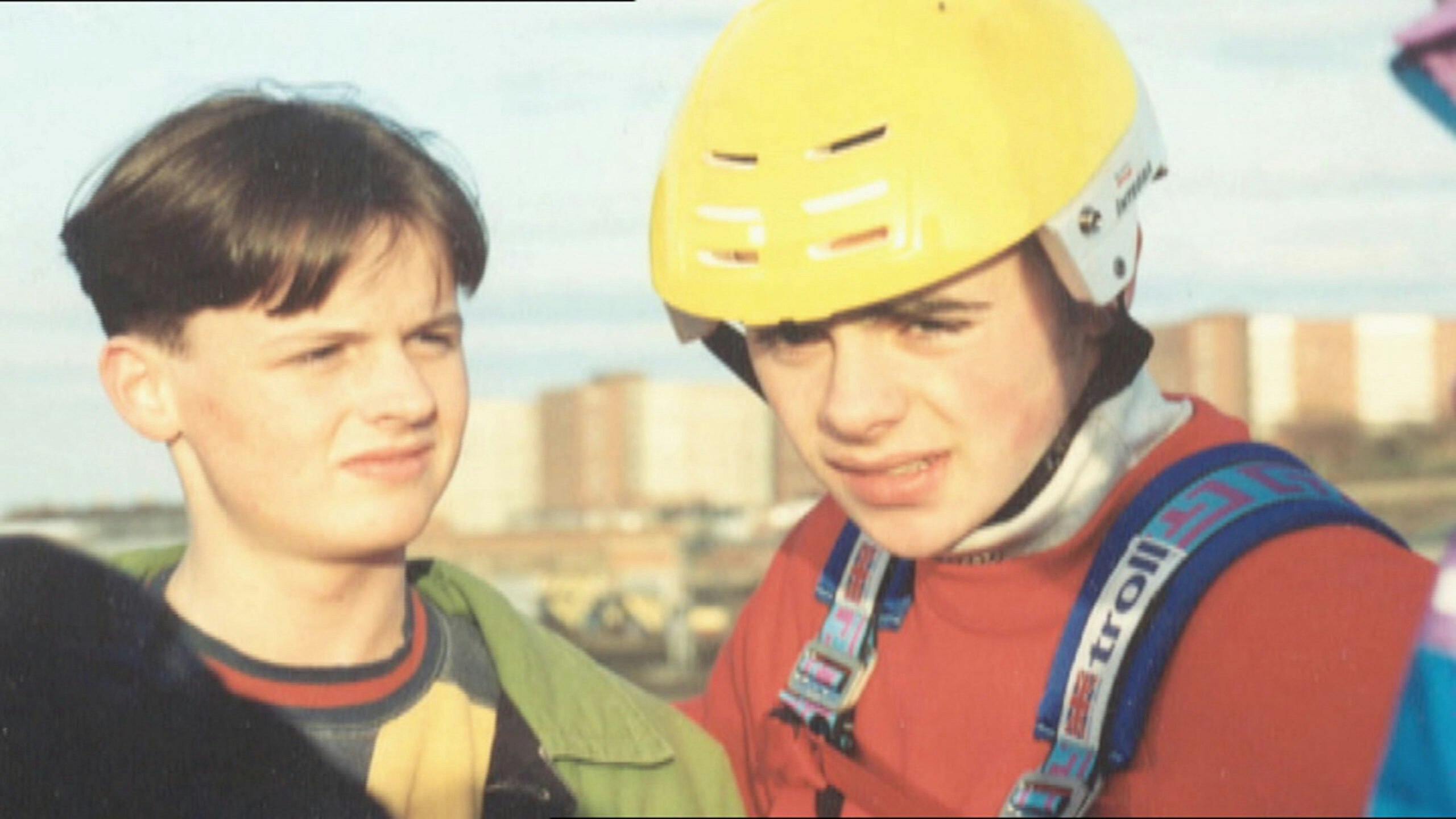 PJ (right) and Duncan aka Ant and Dec on Byker Grove