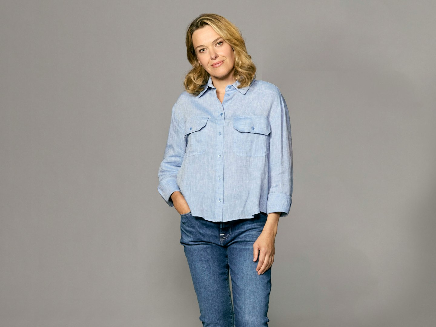 Sally Bretton as Martha Lloyd in Beyond Paradise