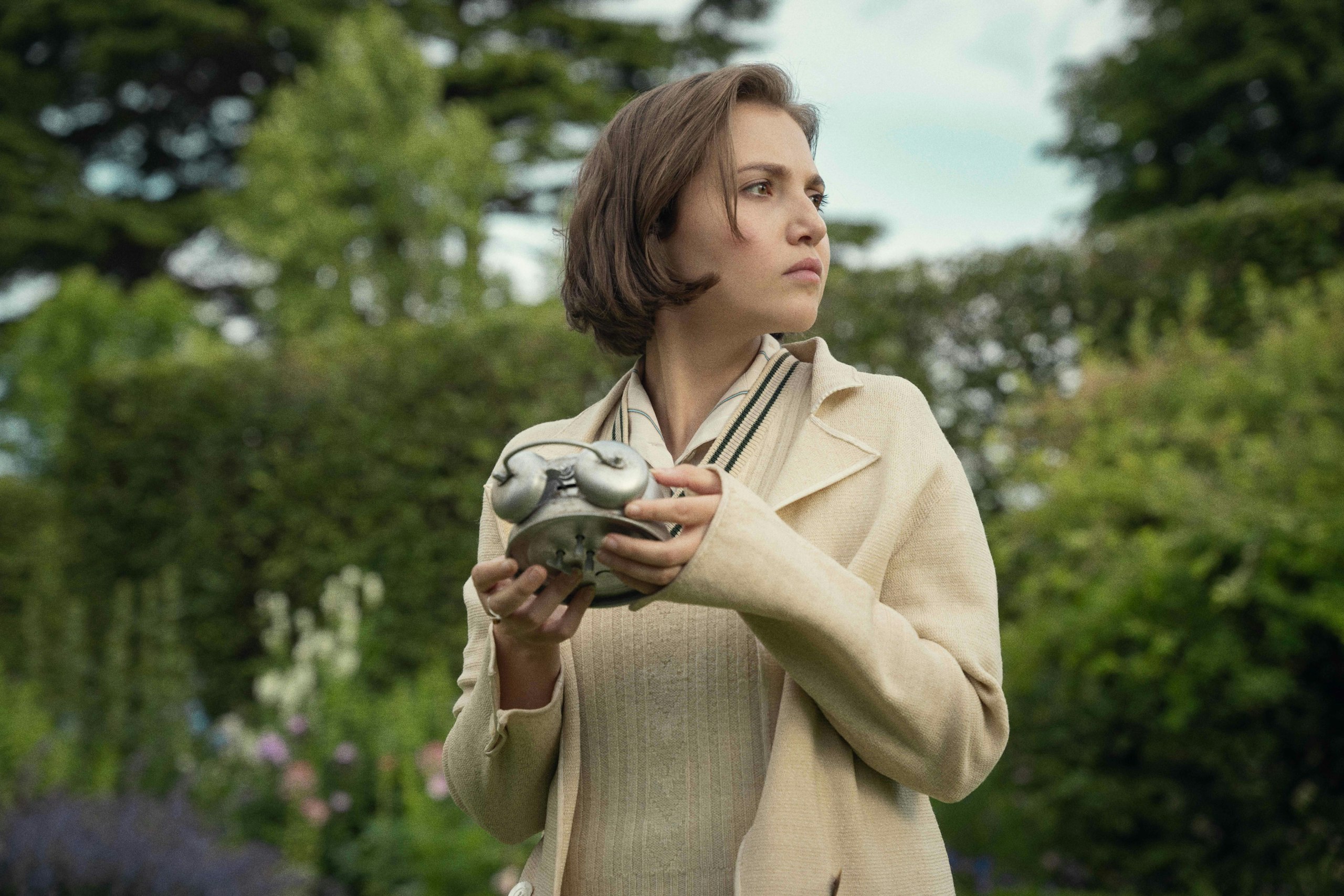 Mia McKenna-Bruce as Lady Eileen ‘Bundle’ Brent in Agatha Christie's Seven Dials