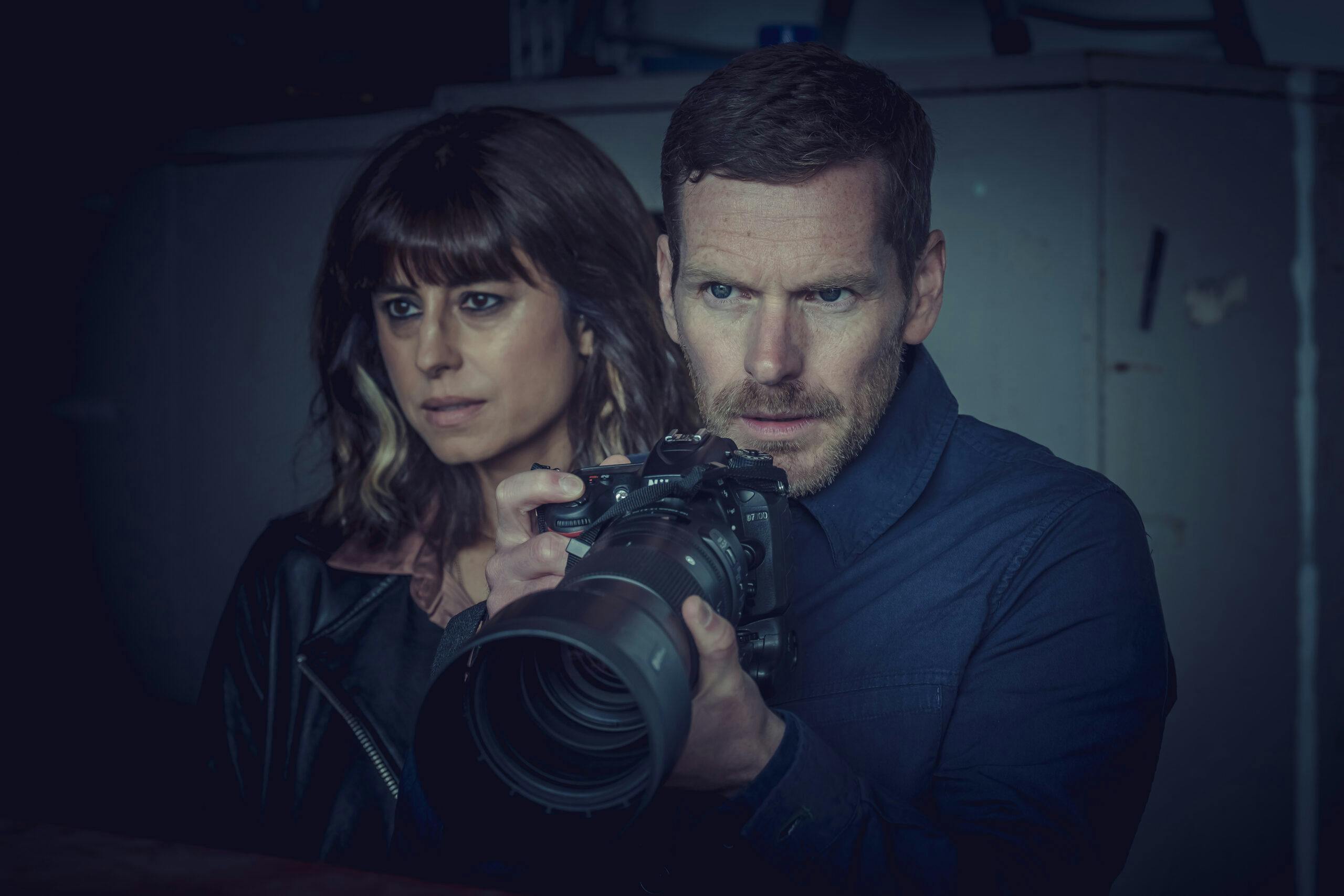 Shaun Evans as John Hughes and Zahra Ahmadi as Mehreen Askari-Evans in Betrayal