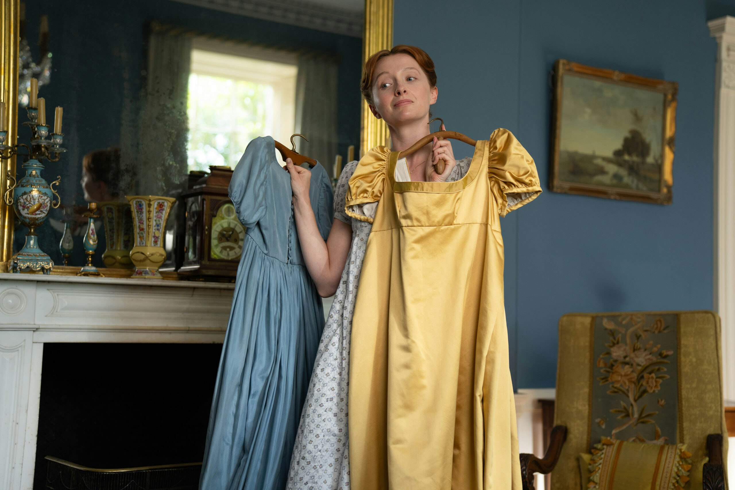 Poppy Gilbert as Lizzie Bennet in The Other Bennet Sister
