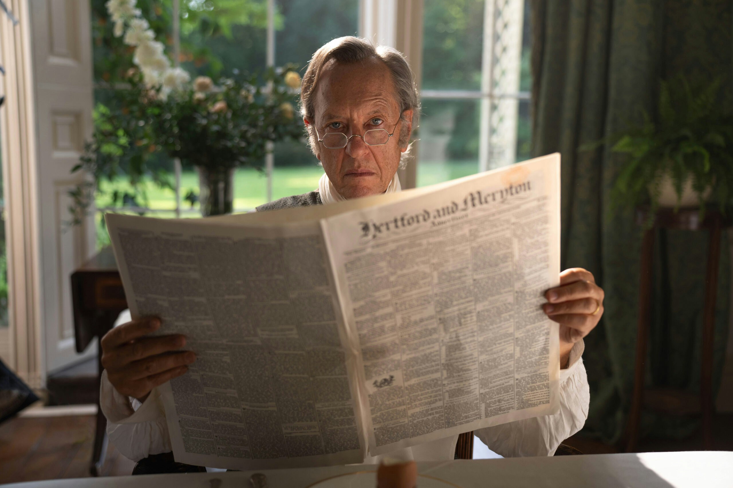 Richard E. Grant as Mr Bennet in The Other Bennet Sister