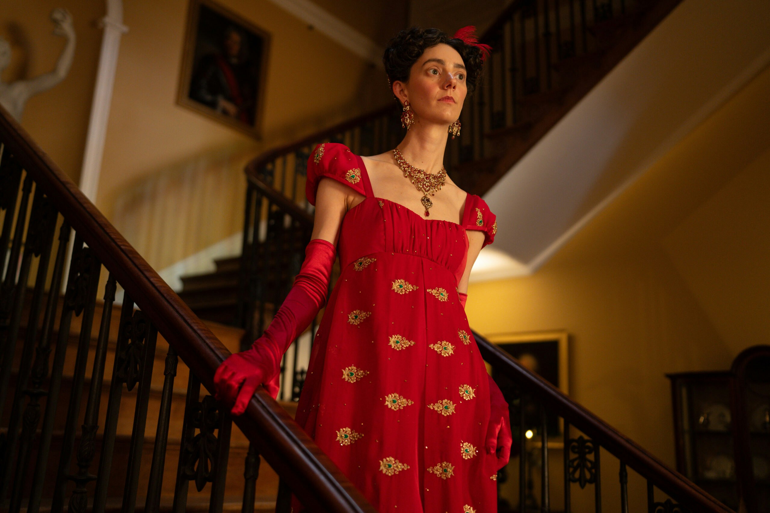 Tanya Renolds as Caroline Bingley in The Other Bennet Sister