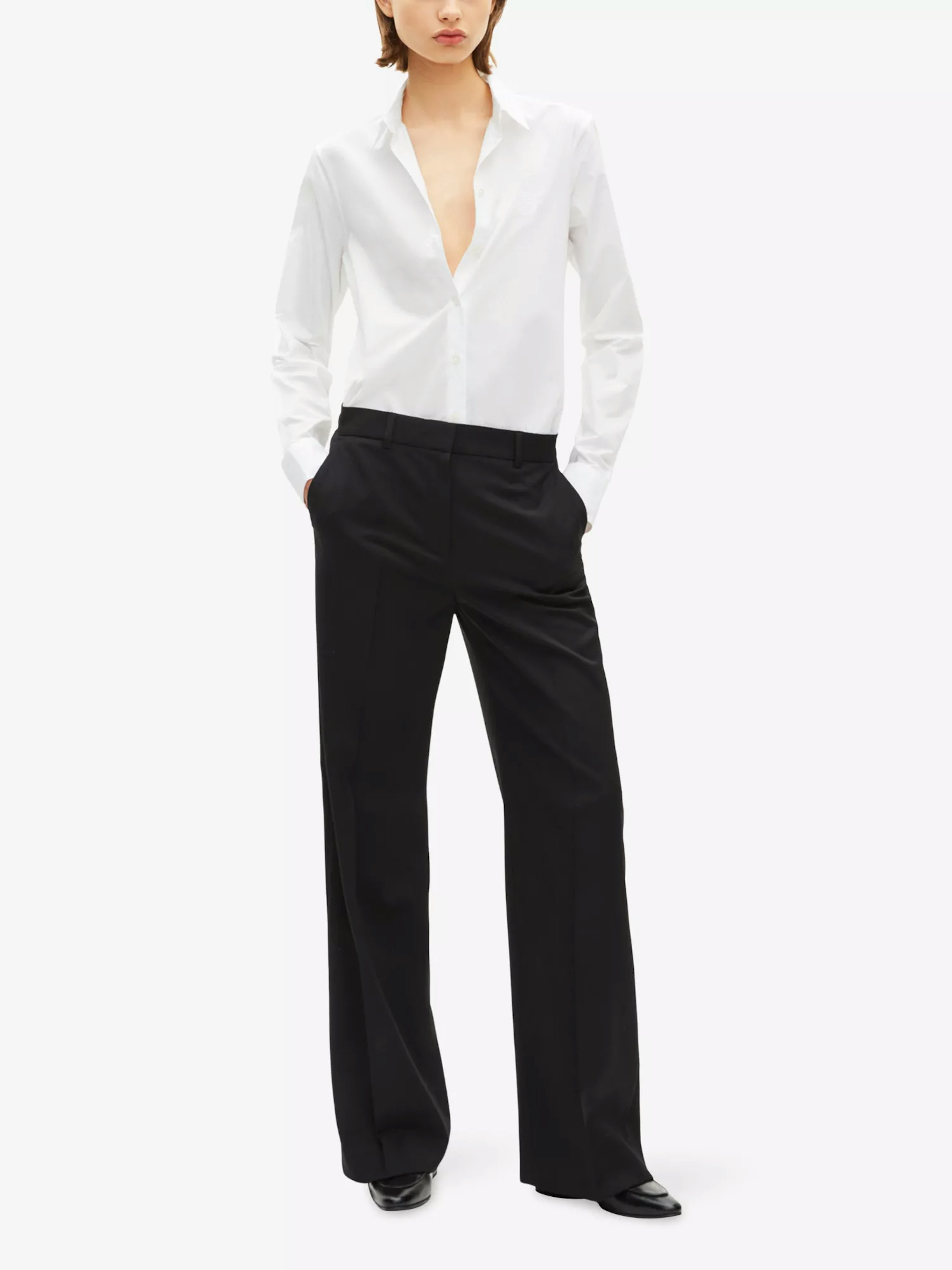 The Kooples Collared Long-Sleeve Cotton Shirt
