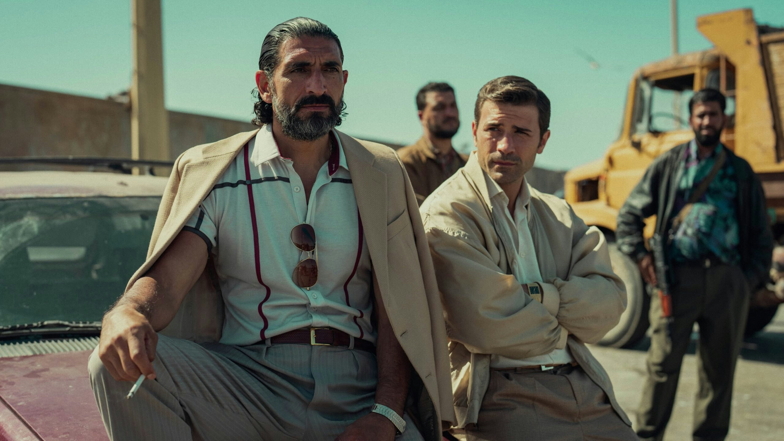 Numan Acar as Hakan & Kem Hassan as Aziz in Legends