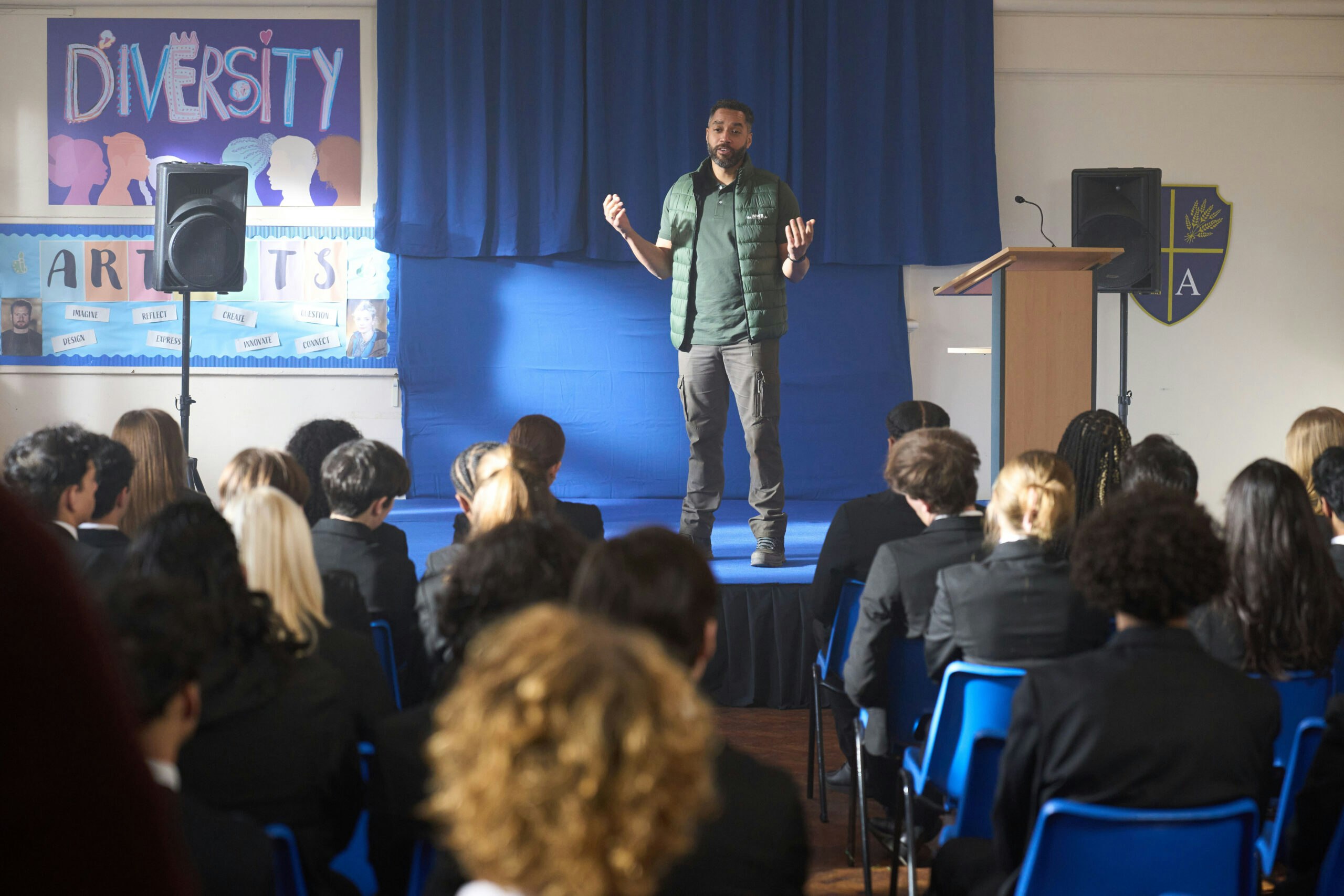 Samuel Anderson as Mal in Amandaland