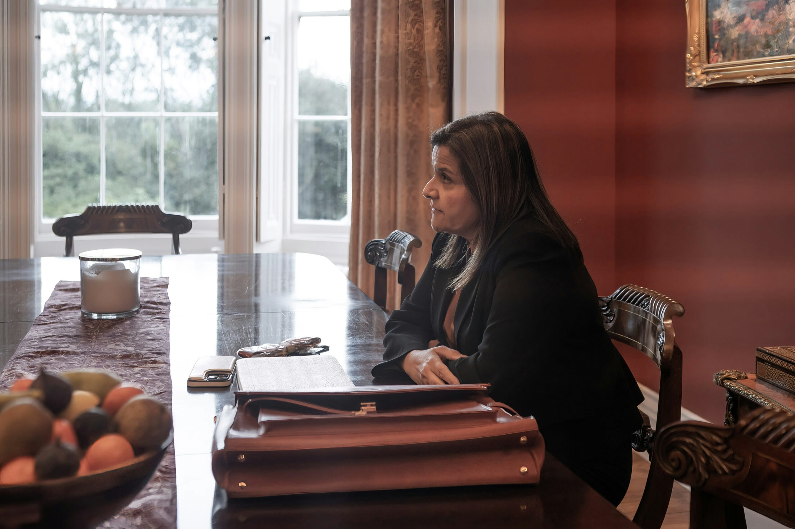 Nina Wadia as Laura Mistry in The Fortune