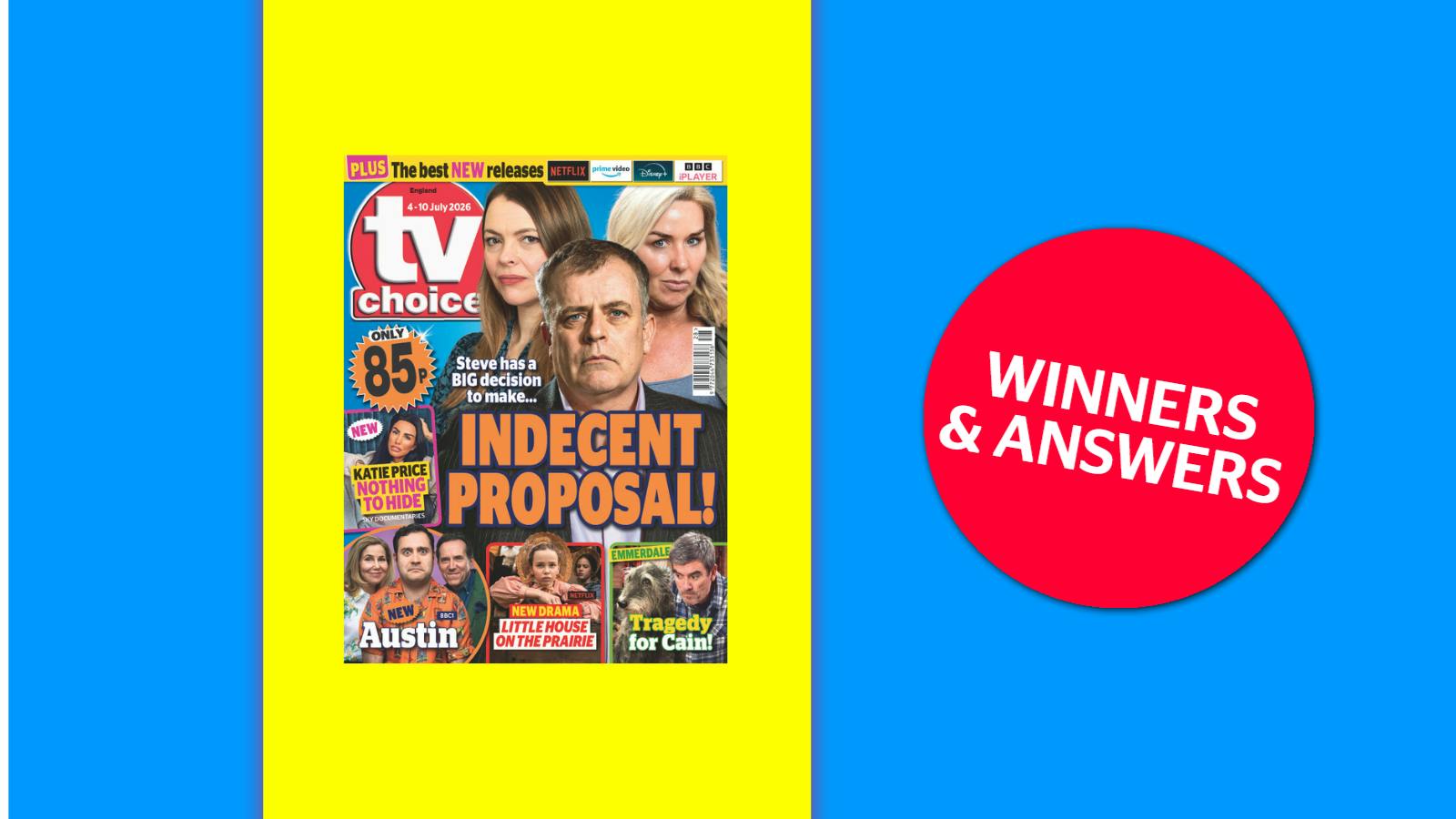 Answers & Winners | Competitions | TV Choice
