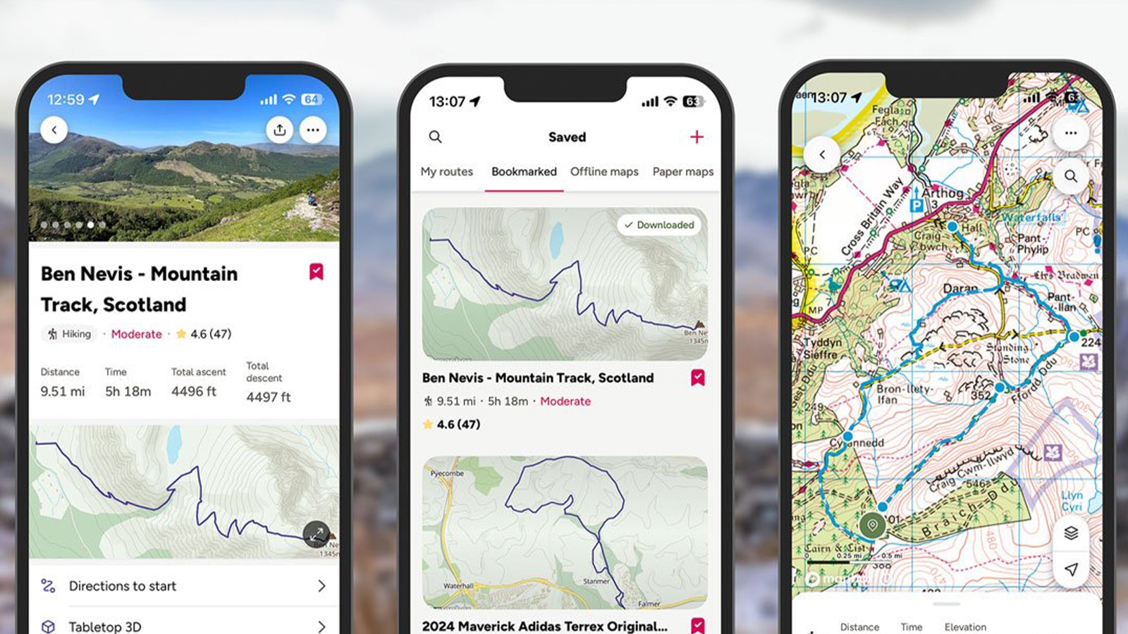 Get to know the new improved OS Maps app – and 5 must-dos for 1000 milers