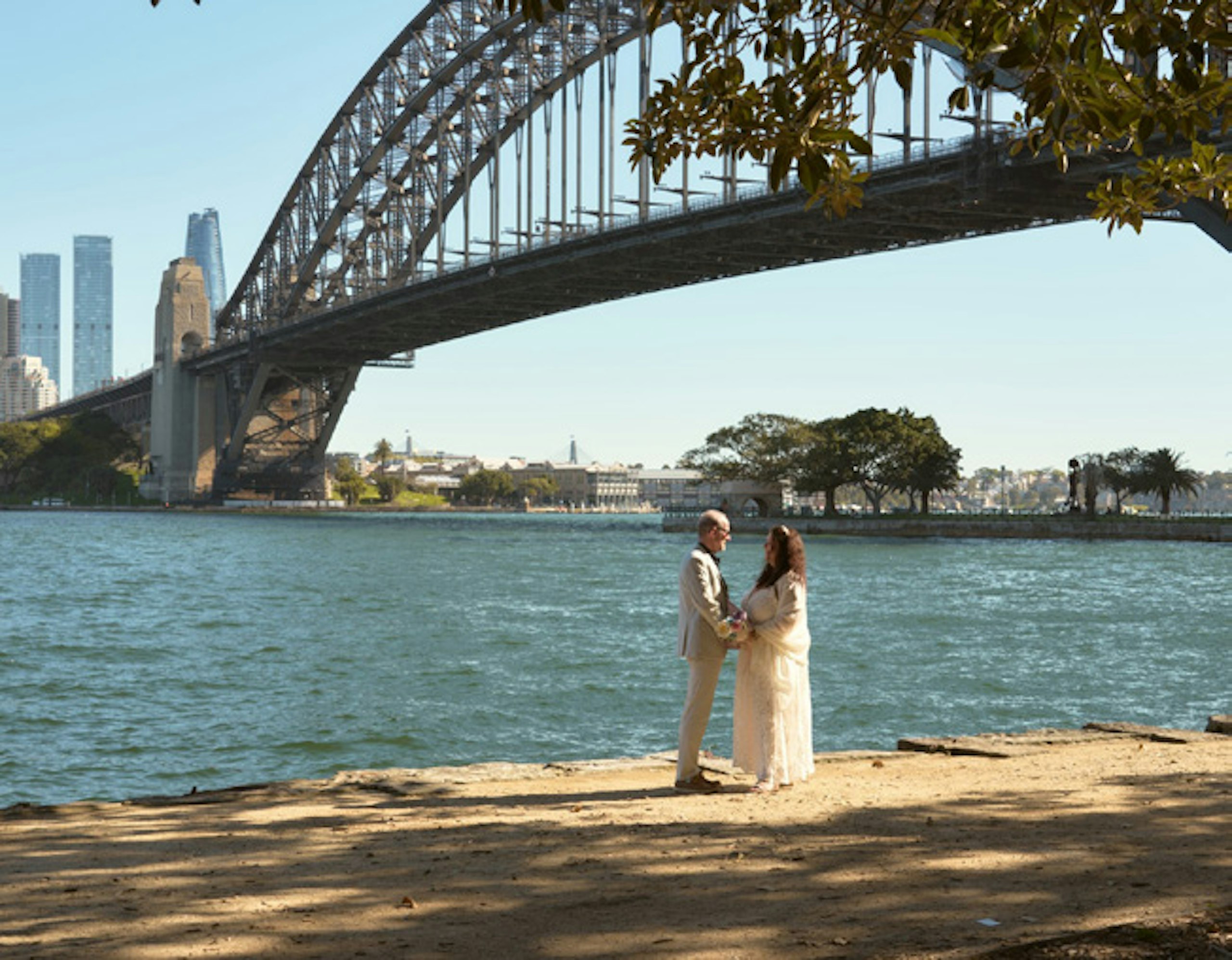 Julie and Andy's wedding ceremony in Sydney.