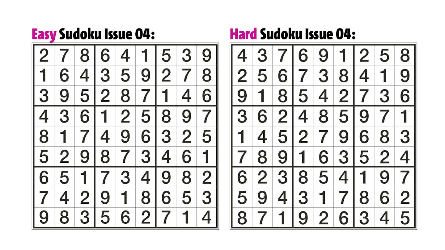Sudoku Answers Issue 4