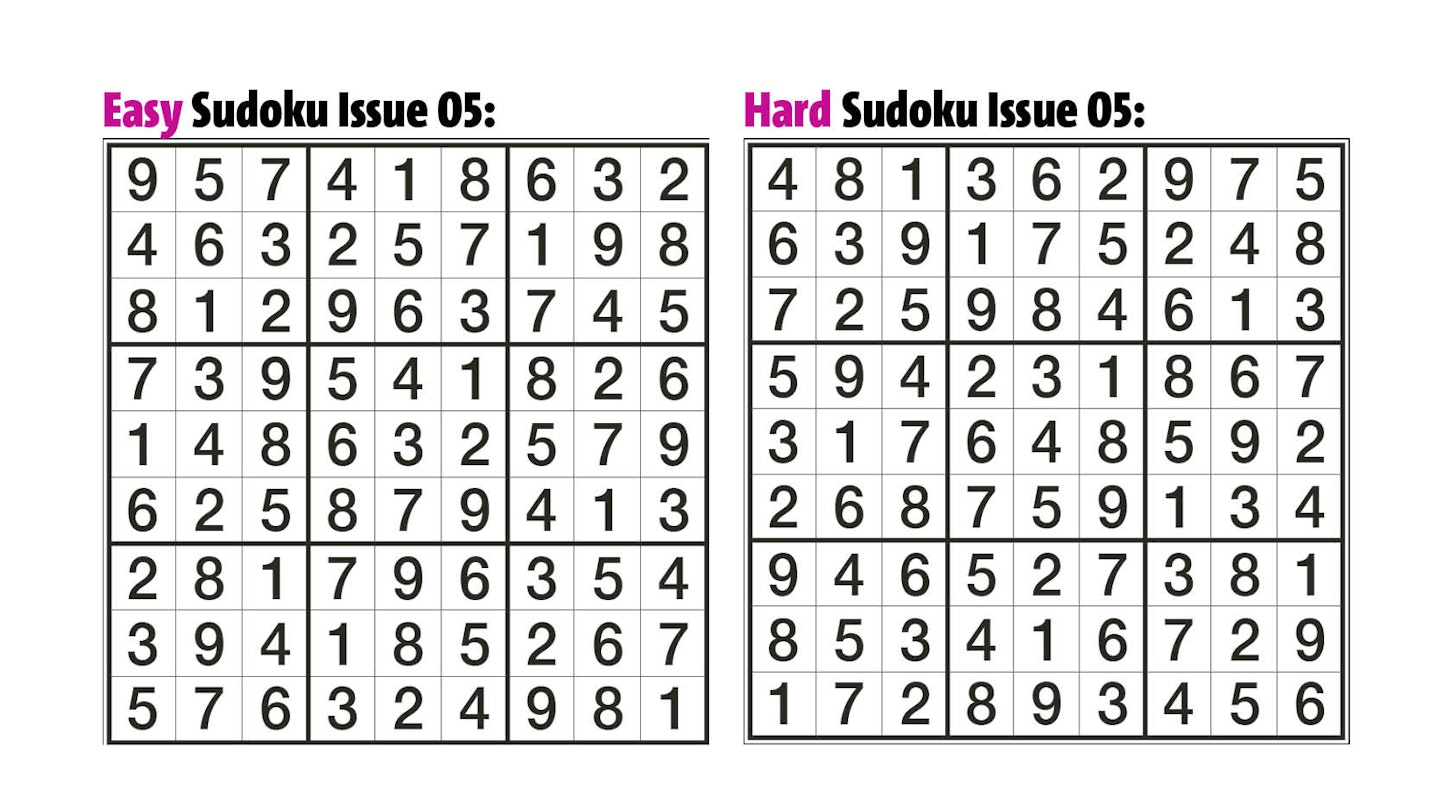 Sudoku Answers Issue 5