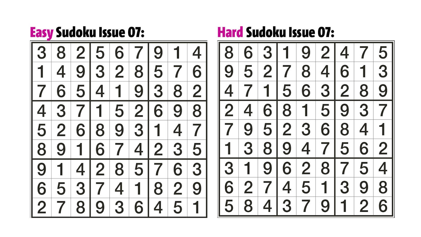 Sudoku Answers Issue 7