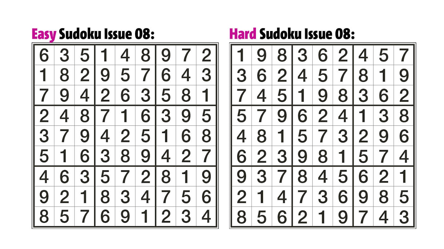 Sudoku Answers Issue 8