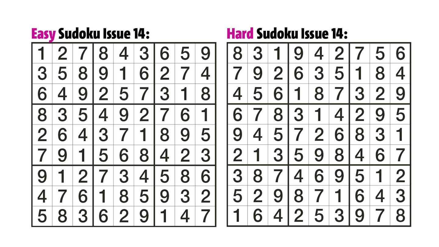 Sudoku Answers Issue 14